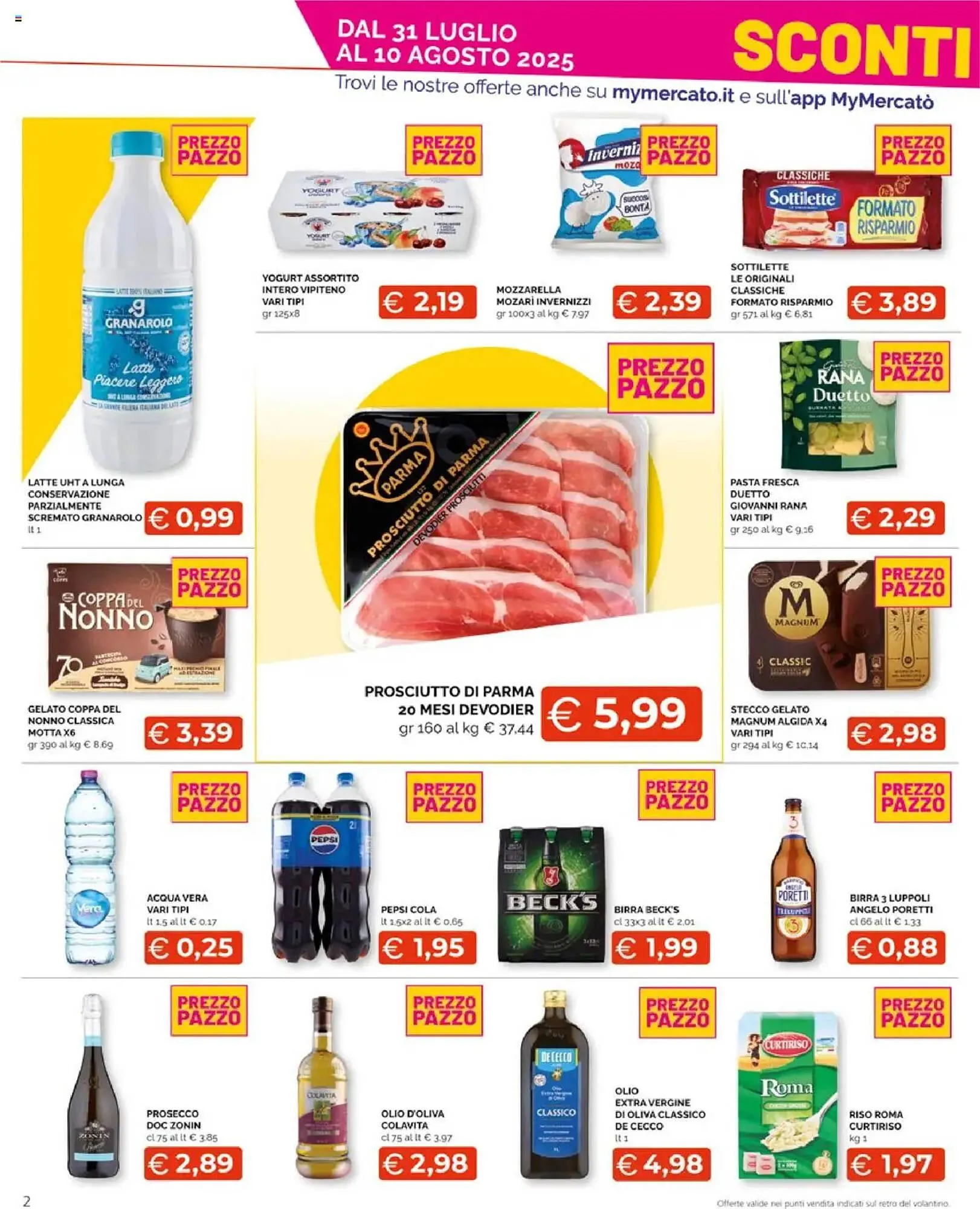 Volantino Mercatò Extra da 31 luglio a 10 agosto di 2025 - Pagina del volantino 2