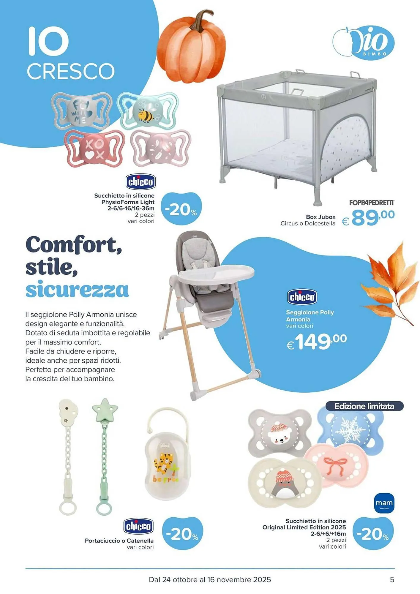 Volantino Io Bimbo da 24 ottobre a 16 novembre di 2025 - Pagina del volantino 5
