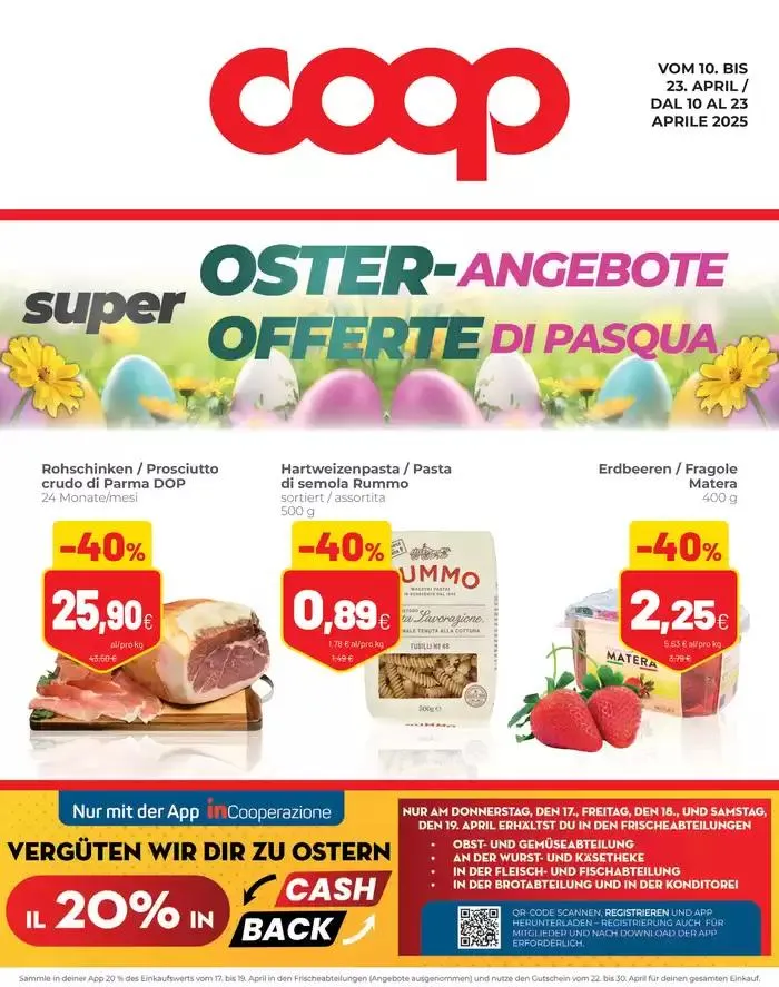 Super ostern-angebote da 10 aprile a 23 aprile di 2025 - Pagina del volantino 1