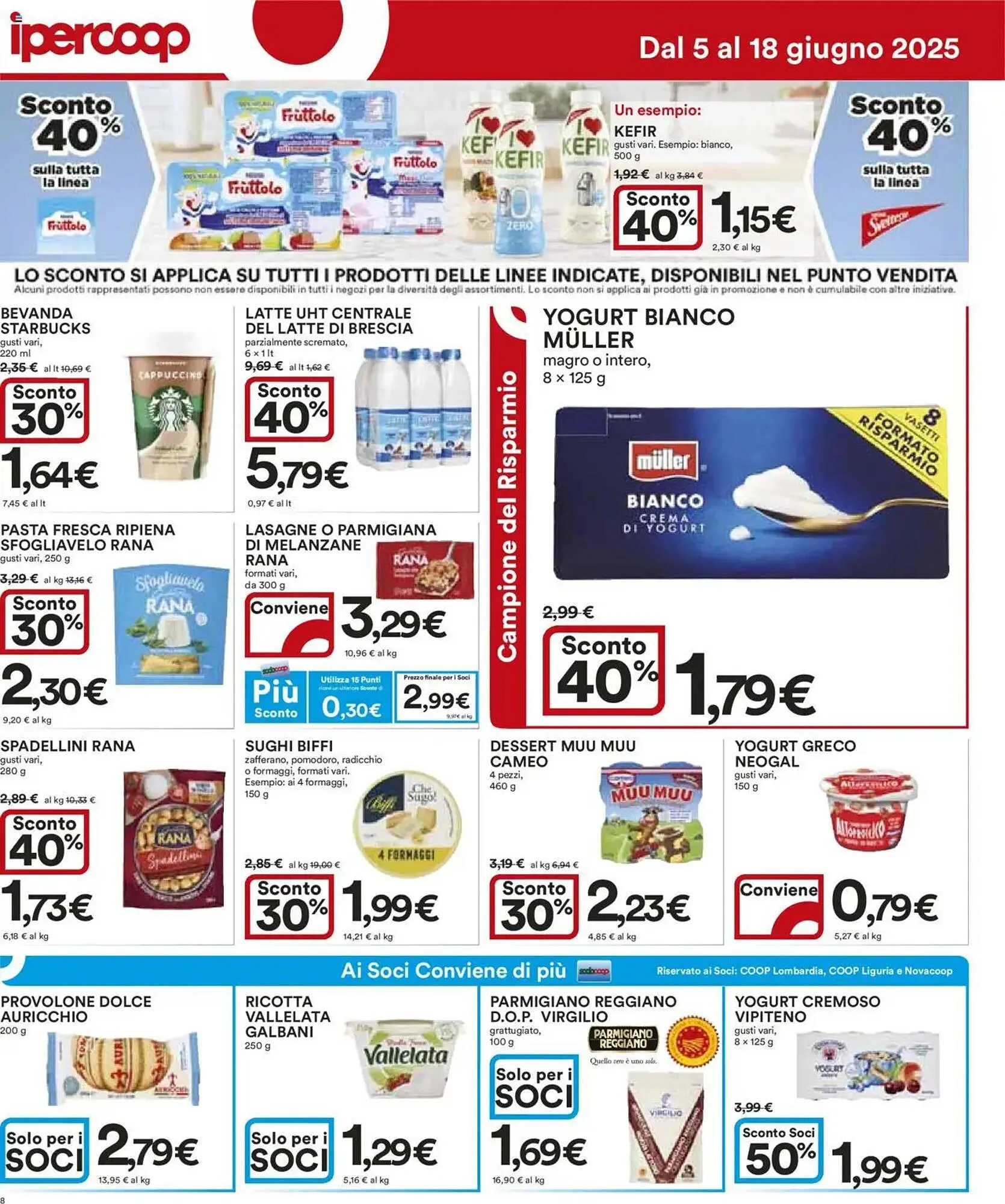 Volantino Ipercoop da 5 giugno a 18 giugno di 2025 - Pagina del volantino 8