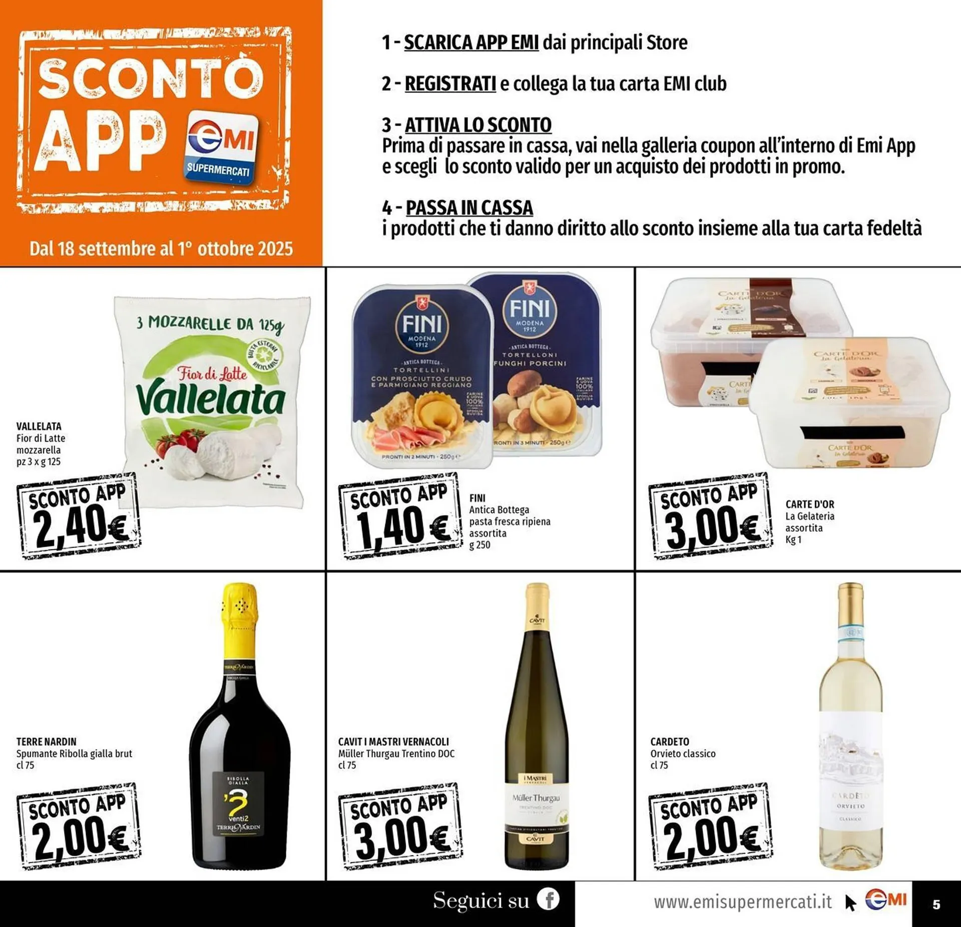 Volantino Emi Supermercati da 18 settembre a 1 ottobre di 2025 - Pagina del volantino 5