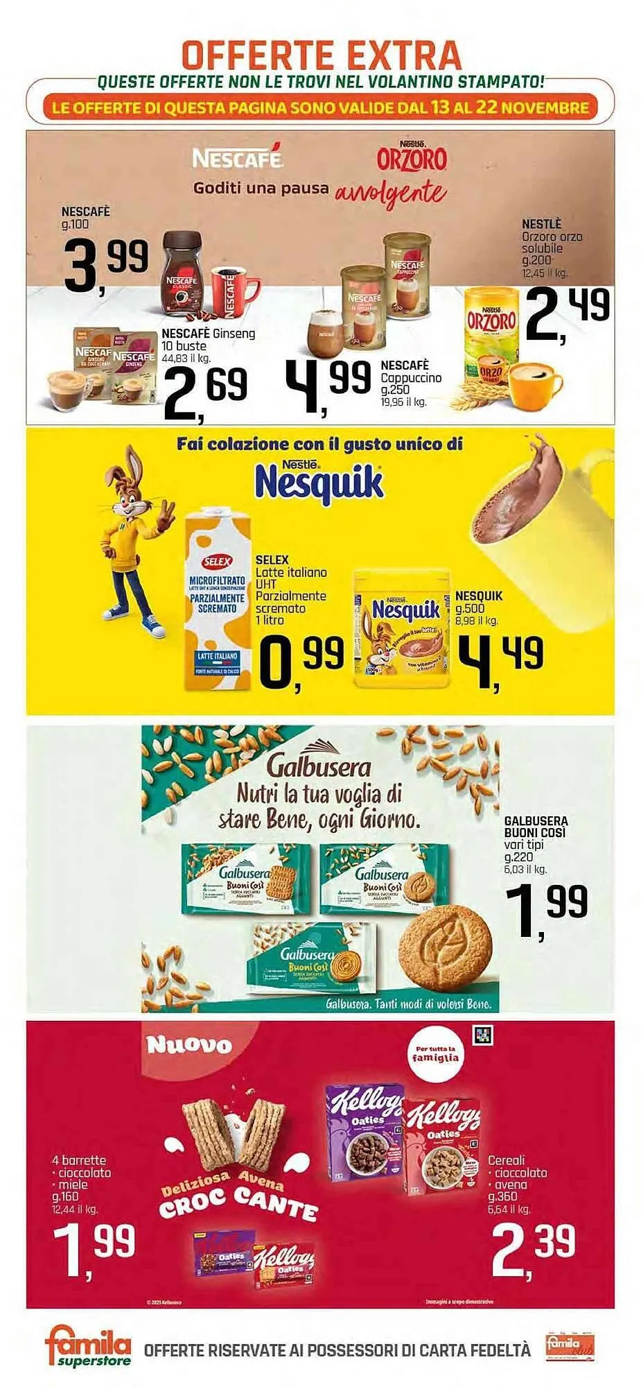 Volantino Famila Superstore da 13 novembre a 22 novembre di 2025 - Pagina del volantino 21