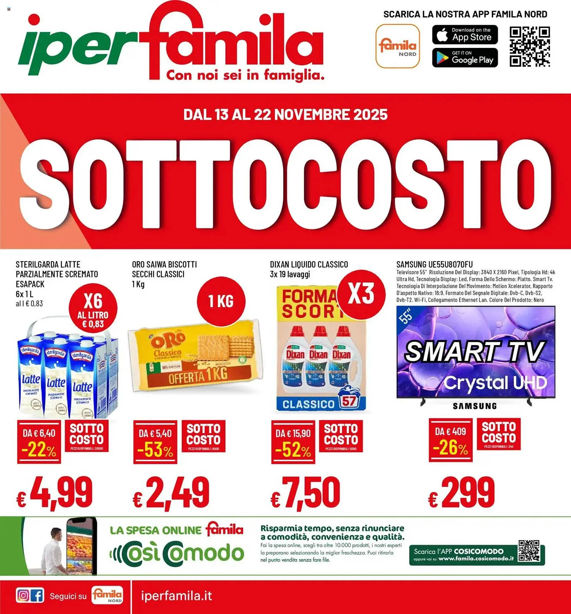 Volantino IperFamila da 13 novembre a 22 novembre di 2025 - Pagina del volantino 1