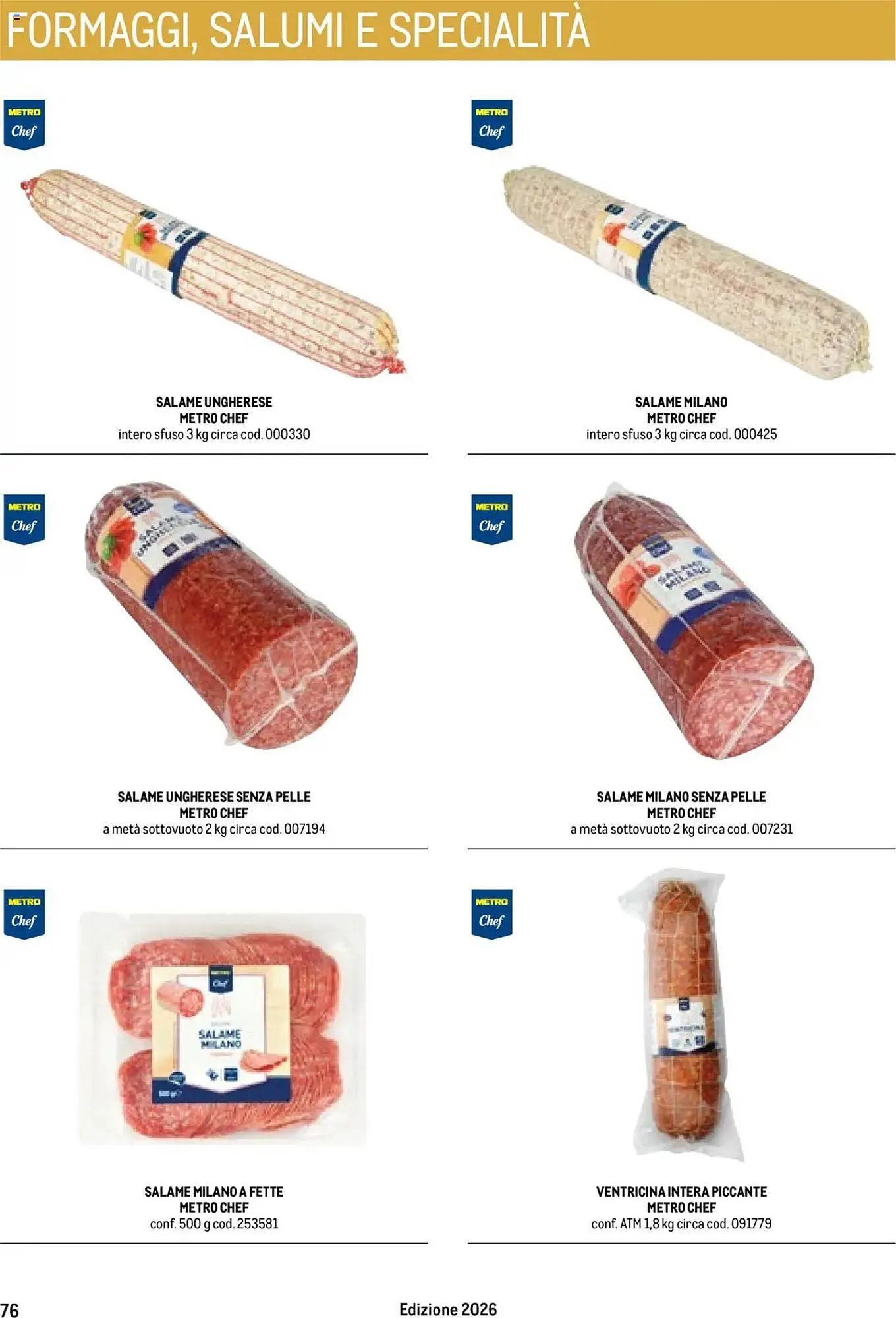Volantino Metro da 17 ottobre a 17 ottobre di 2026 - Pagina del volantino 76