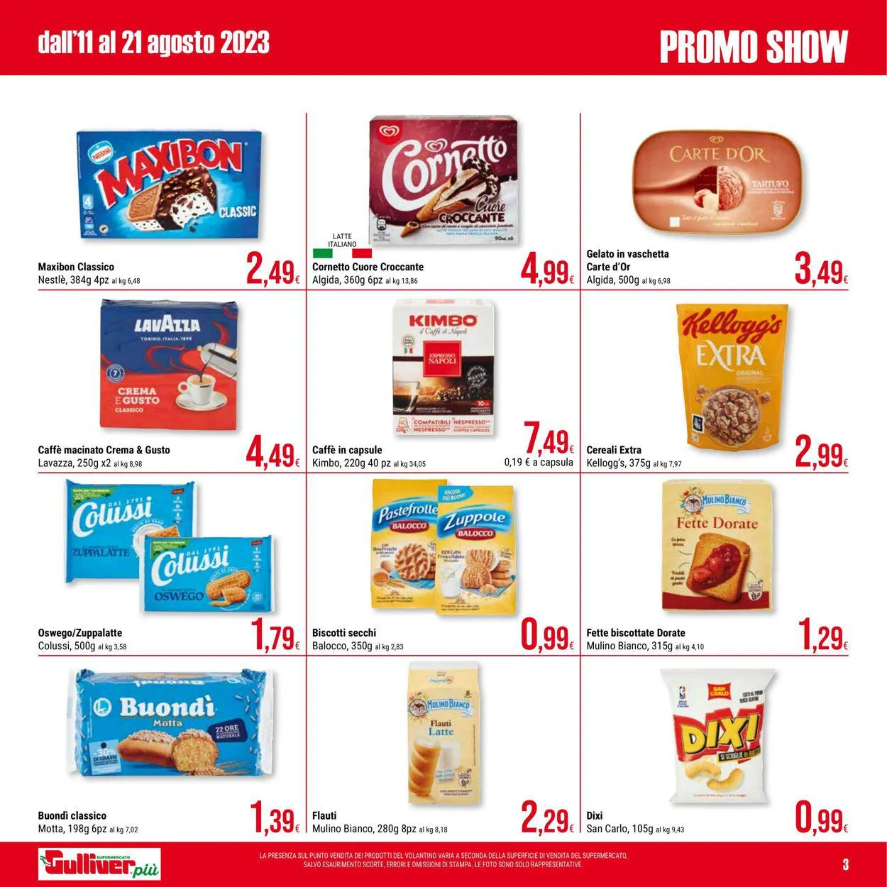 Gulliver Volantino attuale da 11 agosto a 21 agosto di 2023 - Pagina del volantino 3