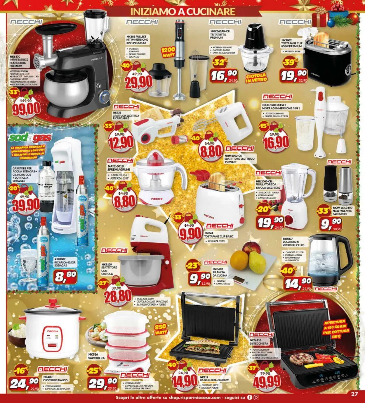 Risparmio Casa Volantino attuale da 25 novembre a 17 dicembre di 2023 - Pagina del volantino 27