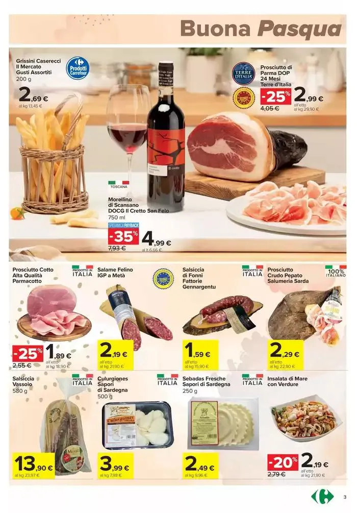 Sconti di pasqua da 3 aprile a 21 aprile di 2025 - Pagina del volantino 3
