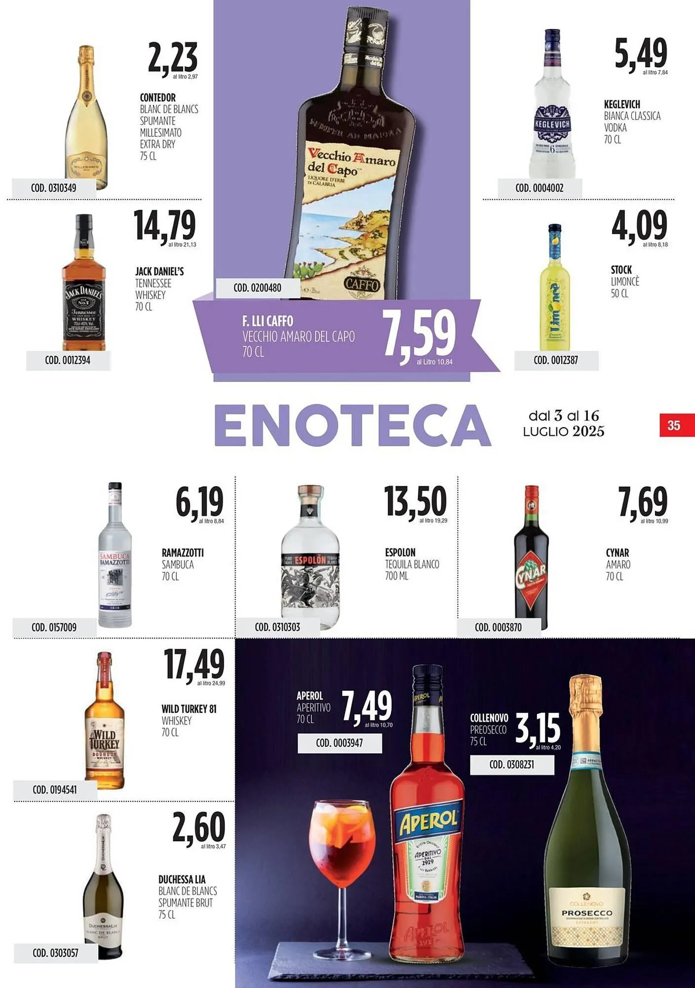 Volantino Carico Cash & Carry da 3 luglio a 16 luglio di 2025 - Pagina del volantino 35
