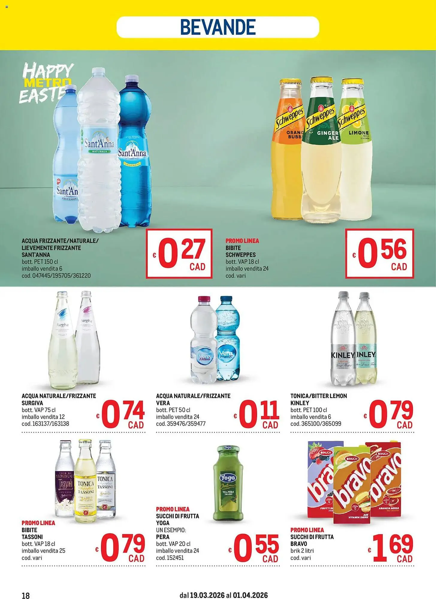 Volantino Metro da 19 marzo a 1 aprile di 2026 - Pagina del volantino 18