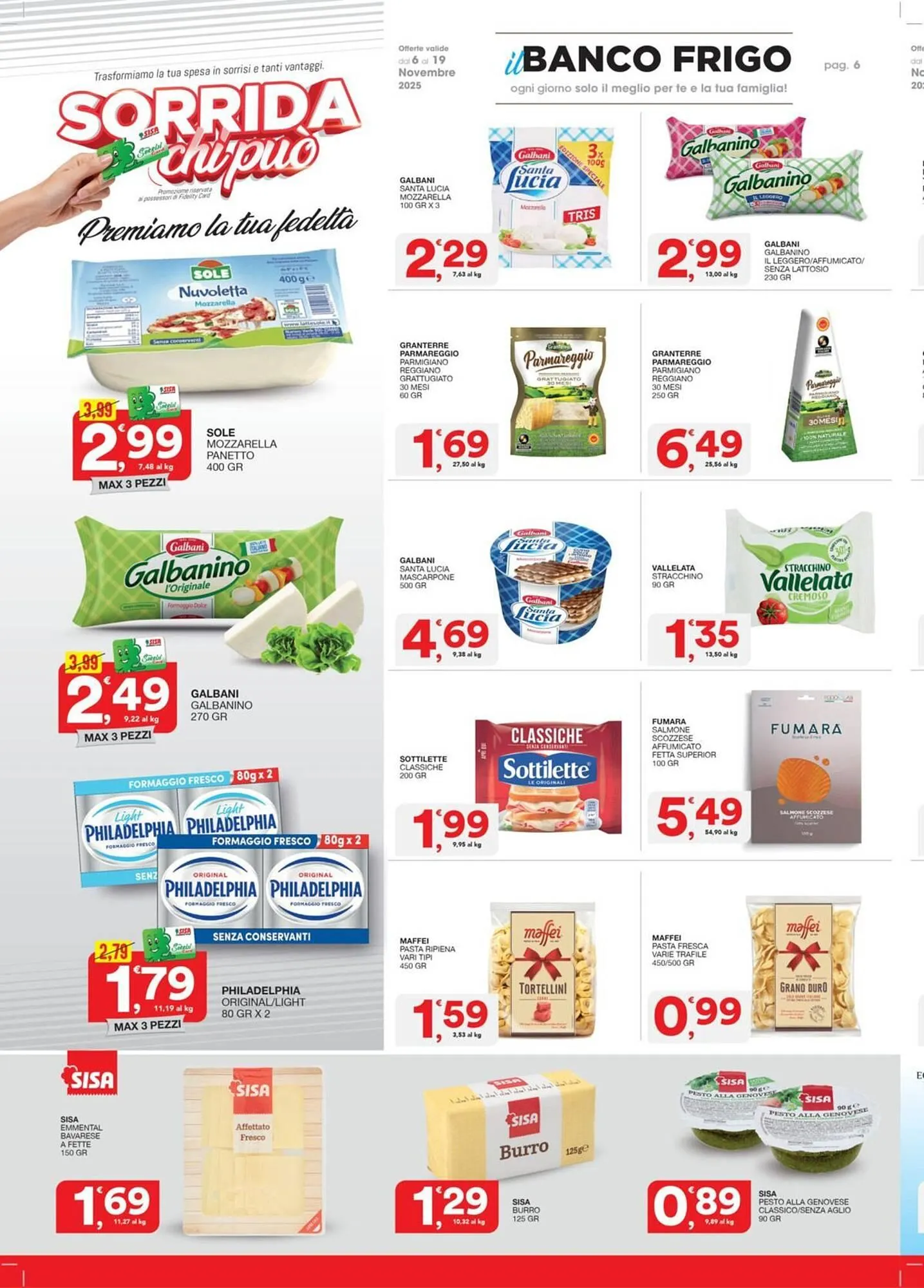 Volantino Sisa da 6 novembre a 19 novembre di 2025 - Pagina del volantino 6