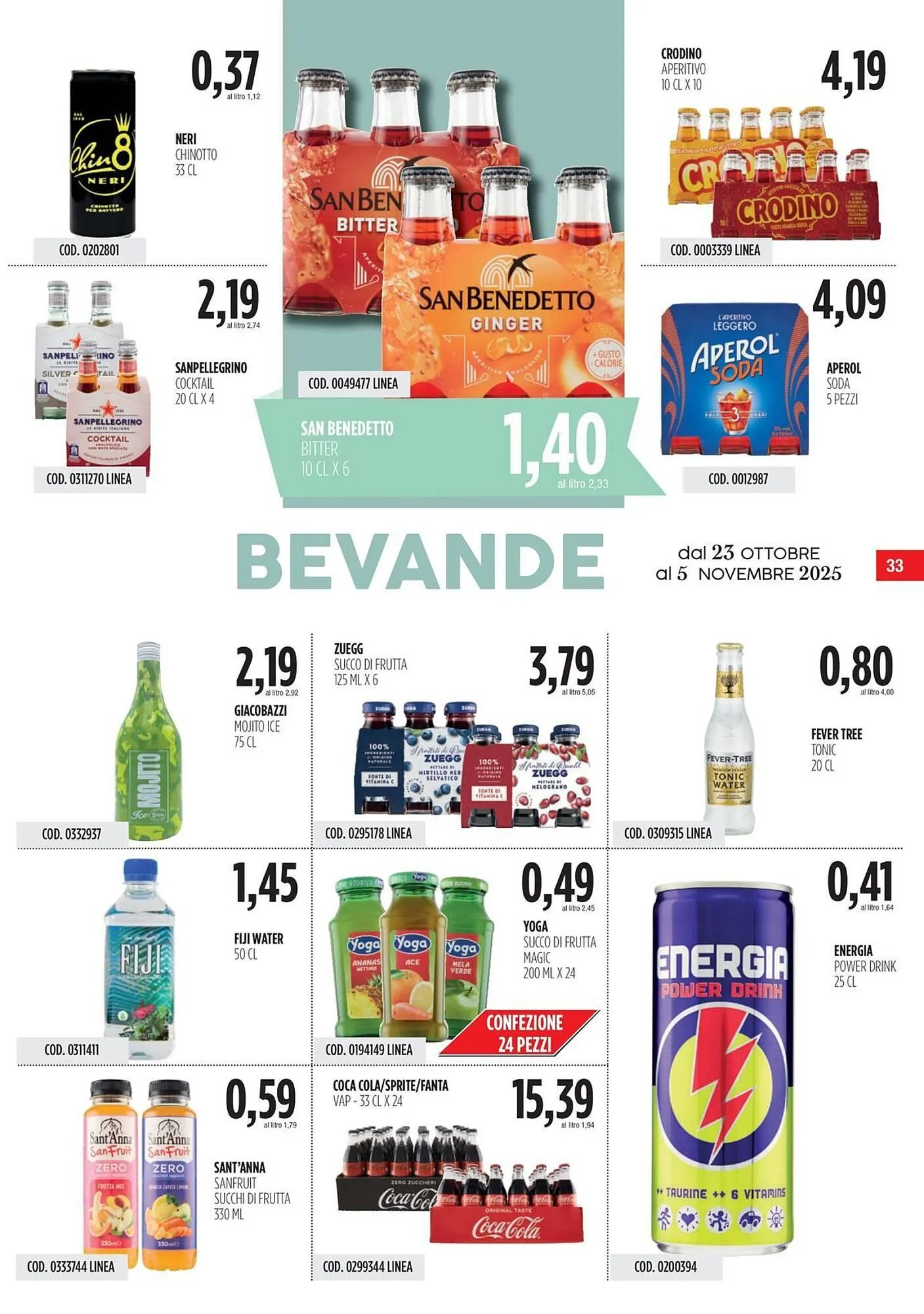 Volantino Carico Cash & Carry da 23 ottobre a 5 novembre di 2025 - Pagina del volantino 33