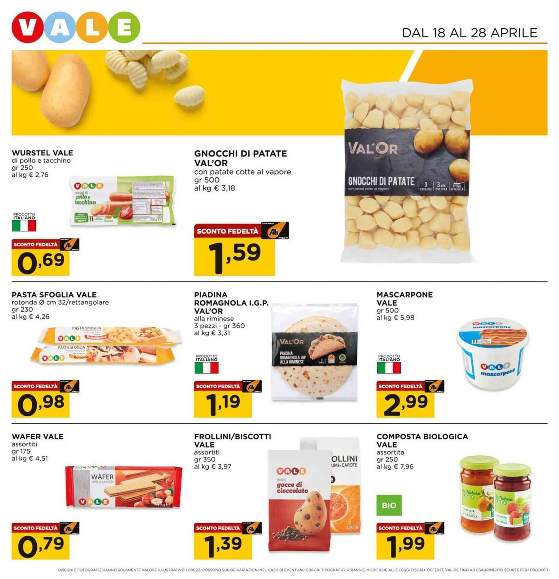 Volantino Alì Supermercati da 18 aprile a 28 aprile di 2024 - Pagina del volantino 12