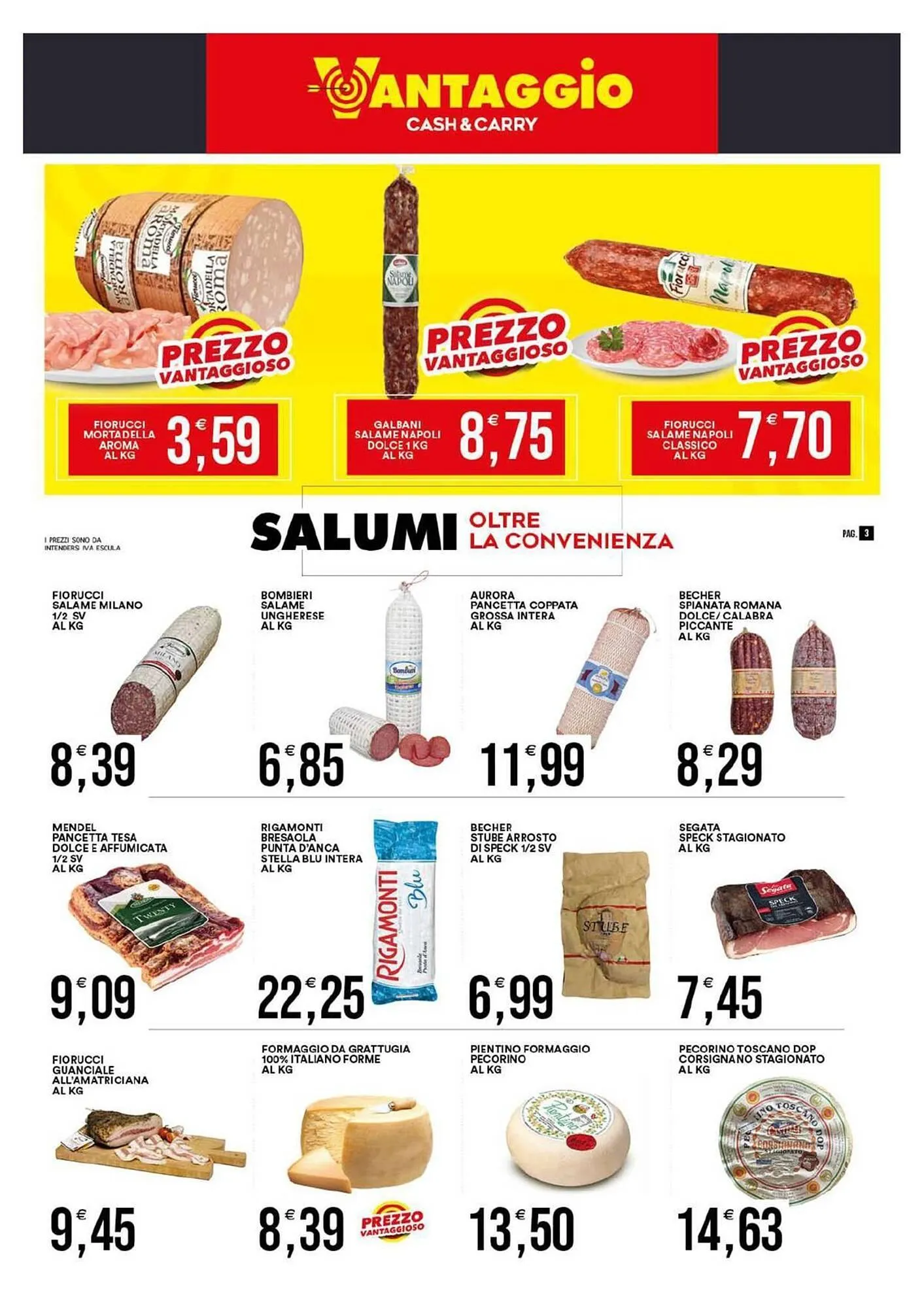 Volantino Vantaggio Cash&Carry da 1 dicembre a 13 dicembre di 2025 - Pagina del volantino 3