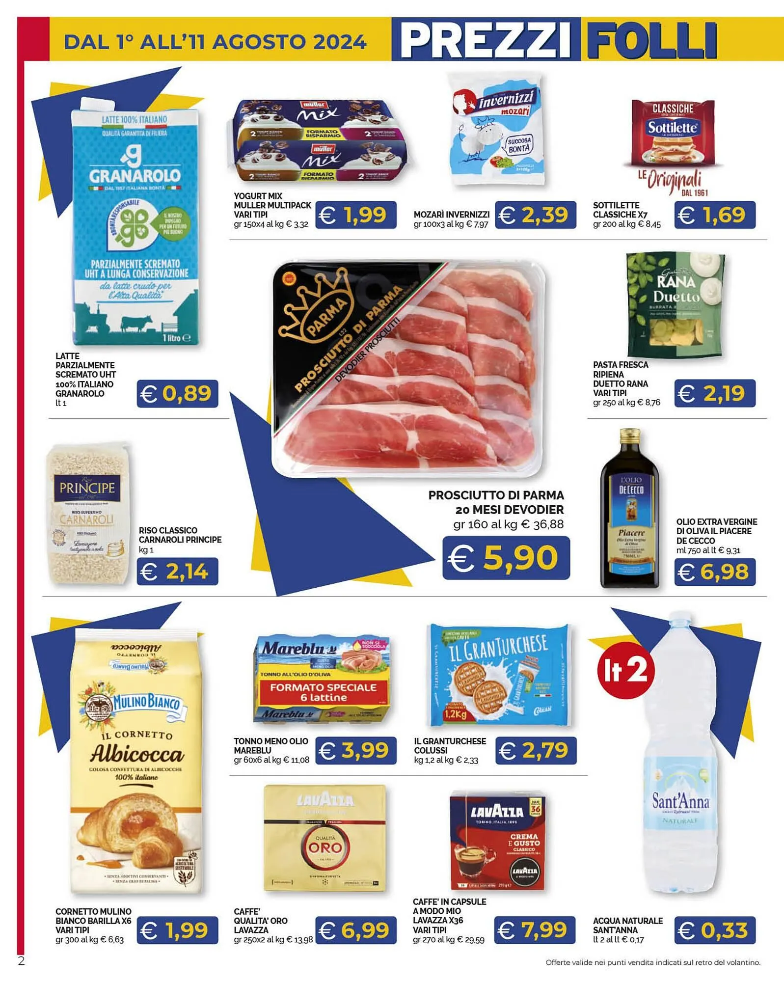Volantino Mercatò Extra da 1 agosto a 11 agosto di 2024 - Pagina del volantino 2