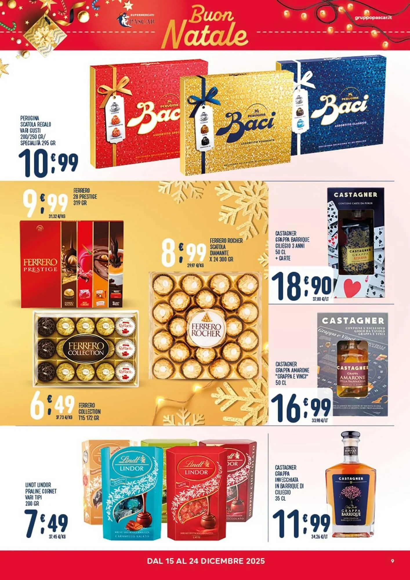 Volantino Gruppo Pascar da 15 dicembre a 24 dicembre di 2025 - Pagina del volantino 9