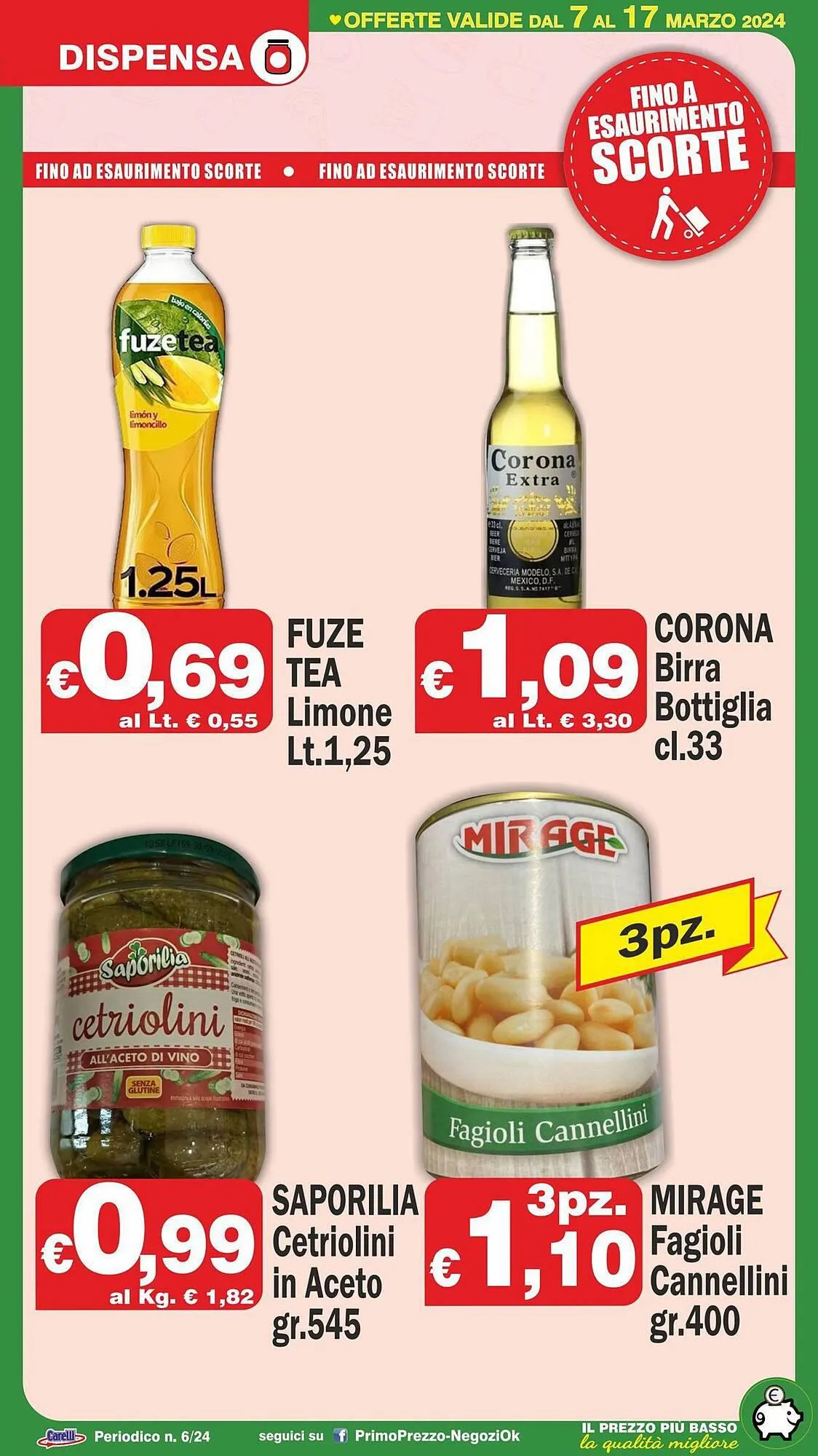 Volantino Primo Prezzo da 7 marzo a 17 marzo di 2024 - Pagina del volantino 20