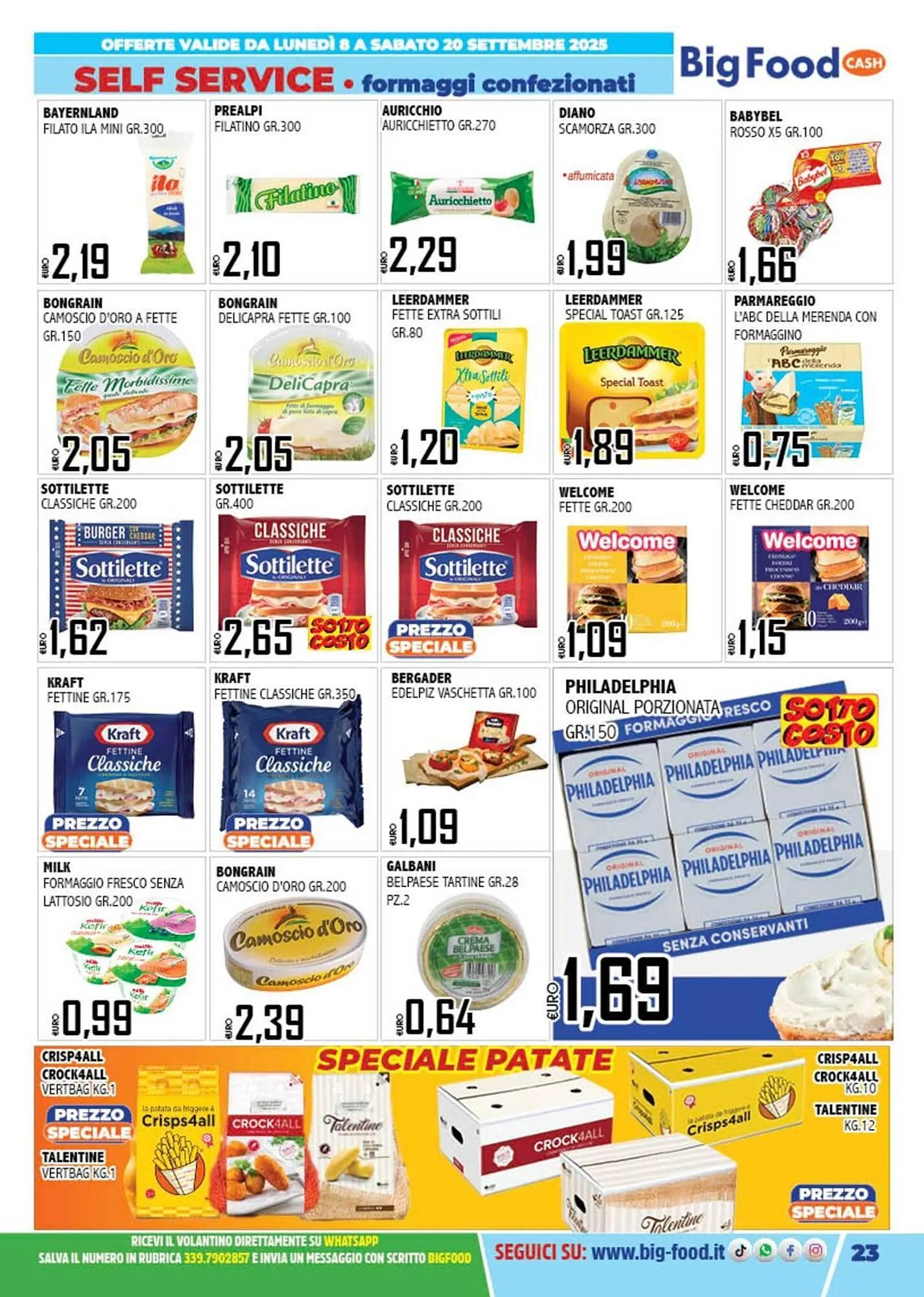 Volantino Big Food da 8 settembre a 20 settembre di 2025 - Pagina del volantino 23