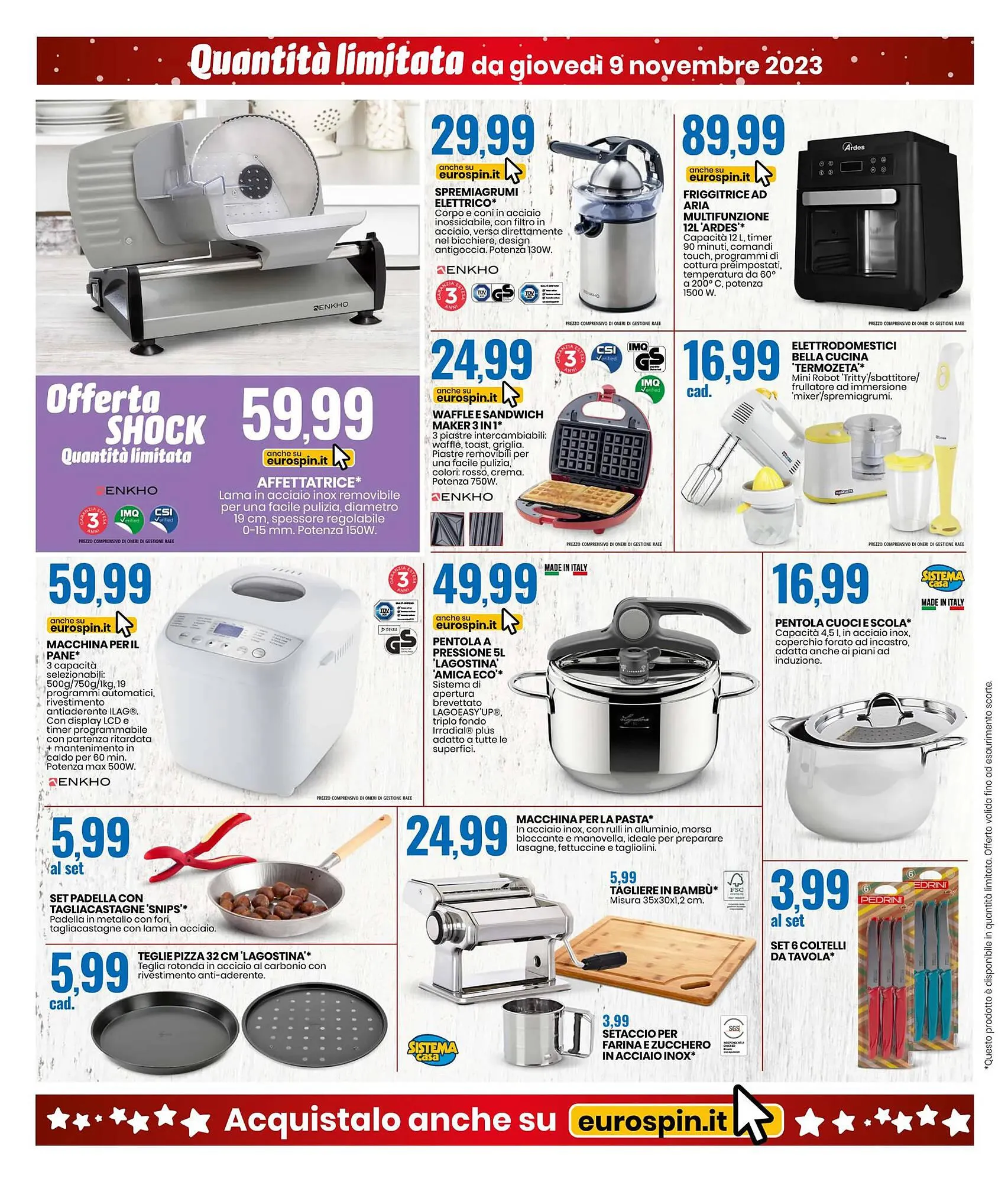 Volantino Eurospin da 9 novembre a 19 novembre di 2023 - Pagina del volantino 12