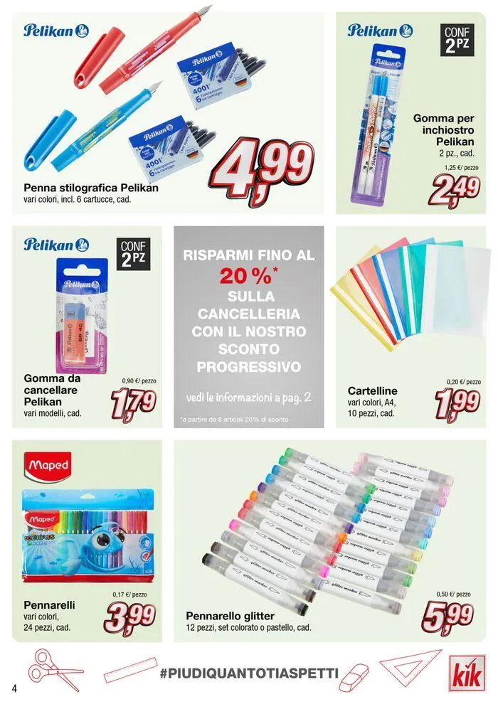 Inizia la scuola a prezzi convenienza da 8 agosto a 18 agosto di 2024 - Pagina del volantino 4