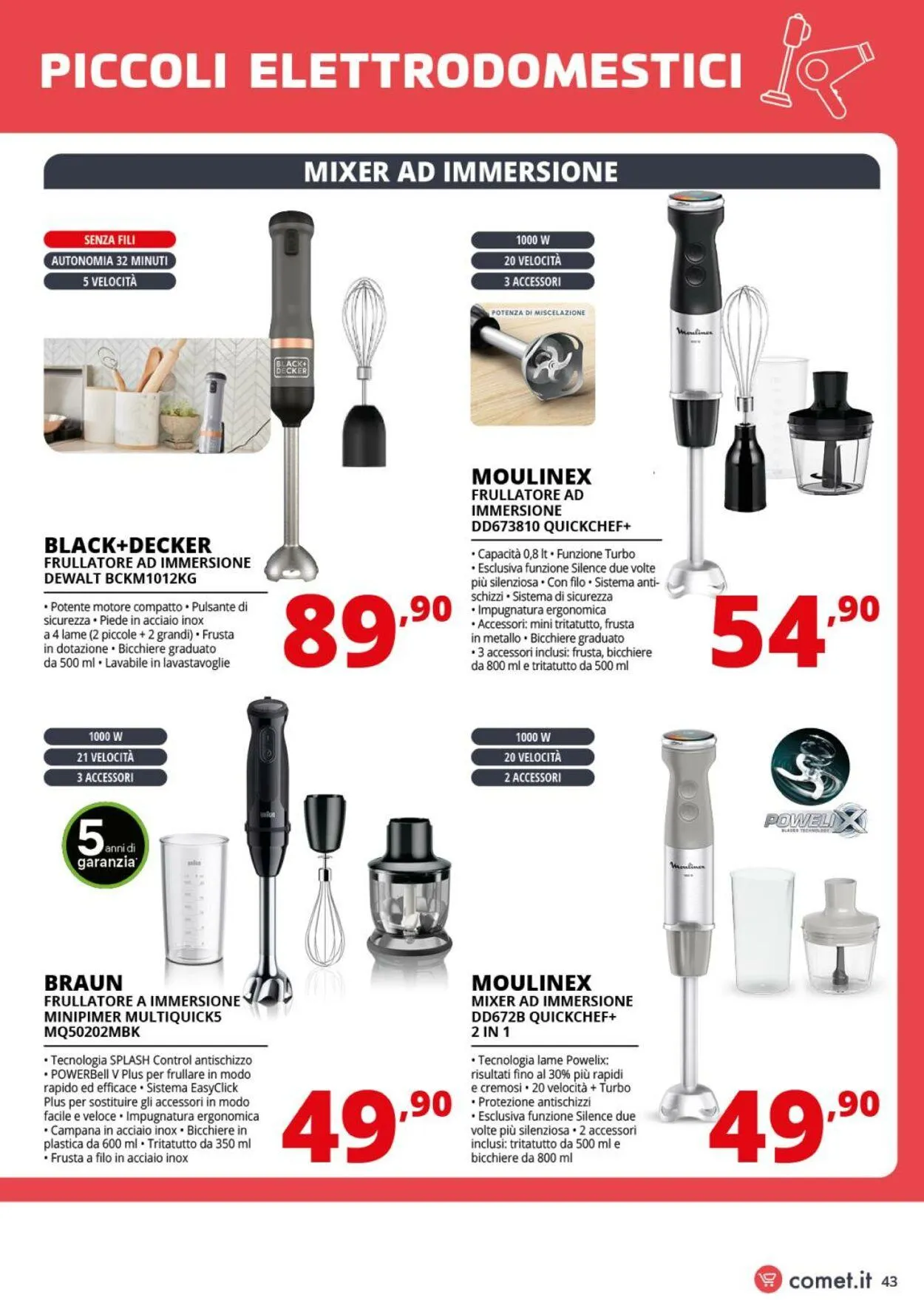 Comet Volantino attuale da 22 agosto a 11 settembre di 2025 - Pagina del volantino 43