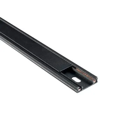 Binario Bernini-2m in alluminio 2 m nero