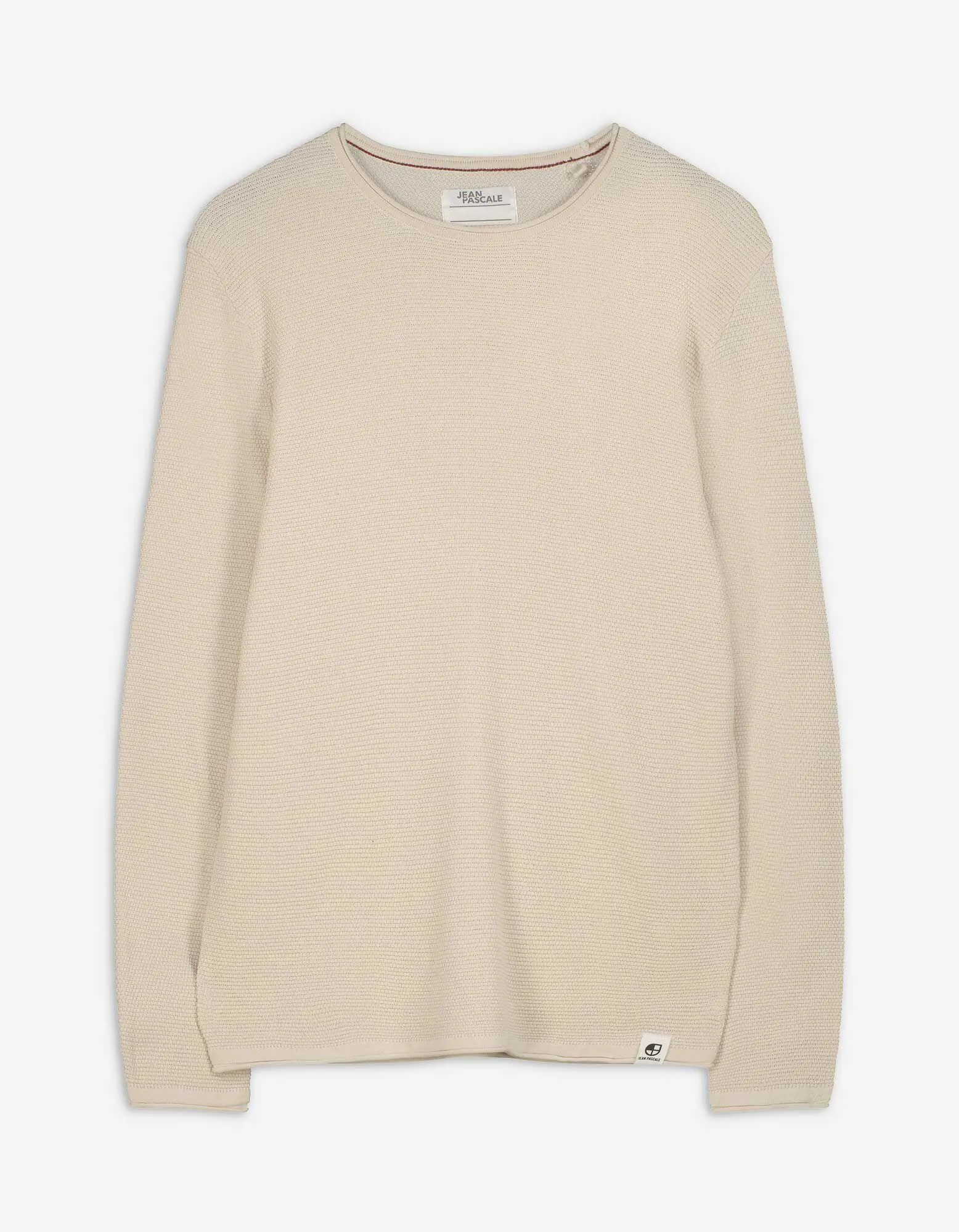 Pullover - Estremità arrotolate - beige