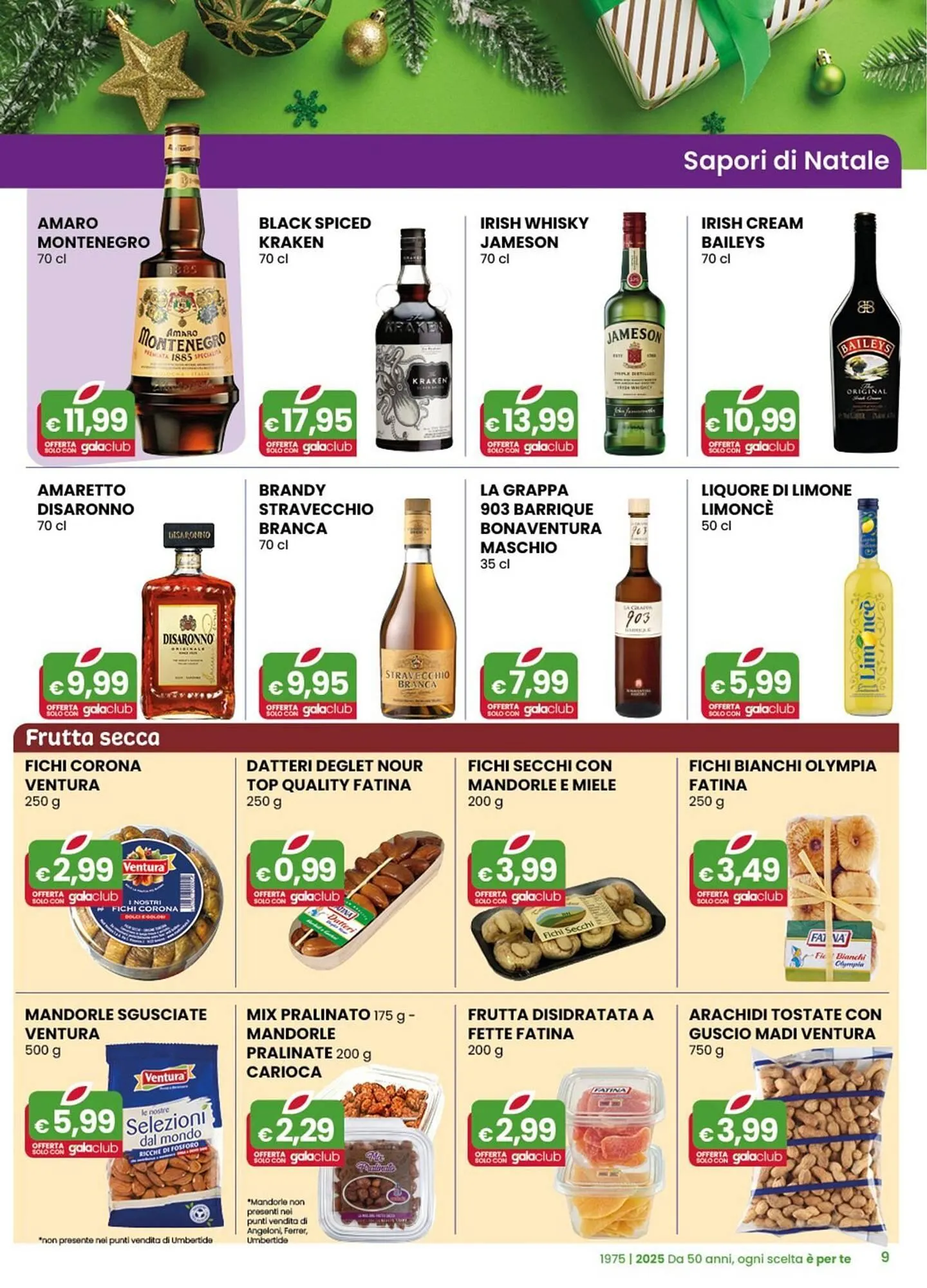 Volantino Gala Supermercati da 17 dicembre a 31 dicembre di 2025 - Pagina del volantino 9