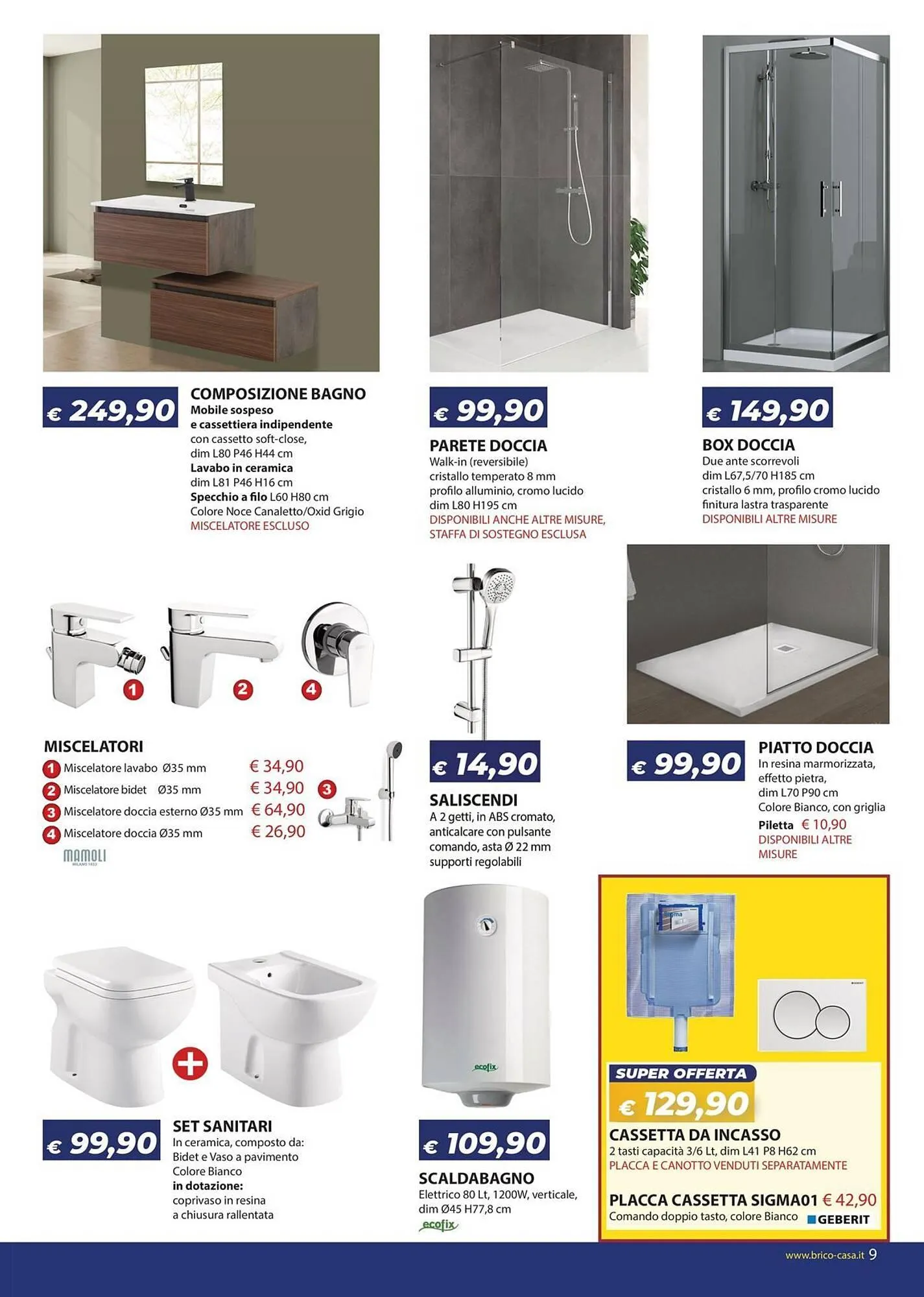 Volantino Bricocasa da 3 aprile a 27 aprile di 2025 - Pagina del volantino 9