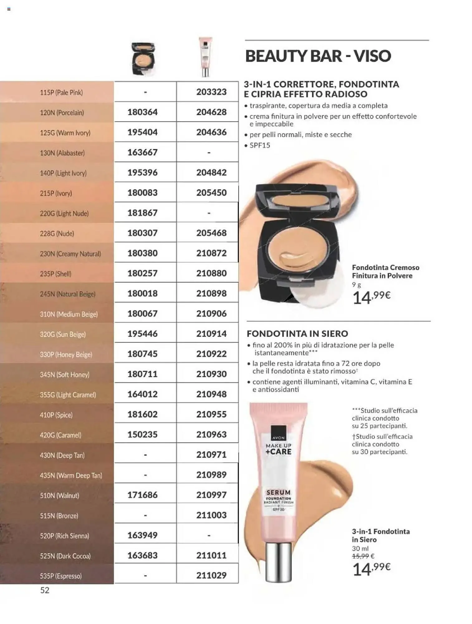 Volantino Avon da 1 aprile a 30 aprile di 2025 - Pagina del volantino 52