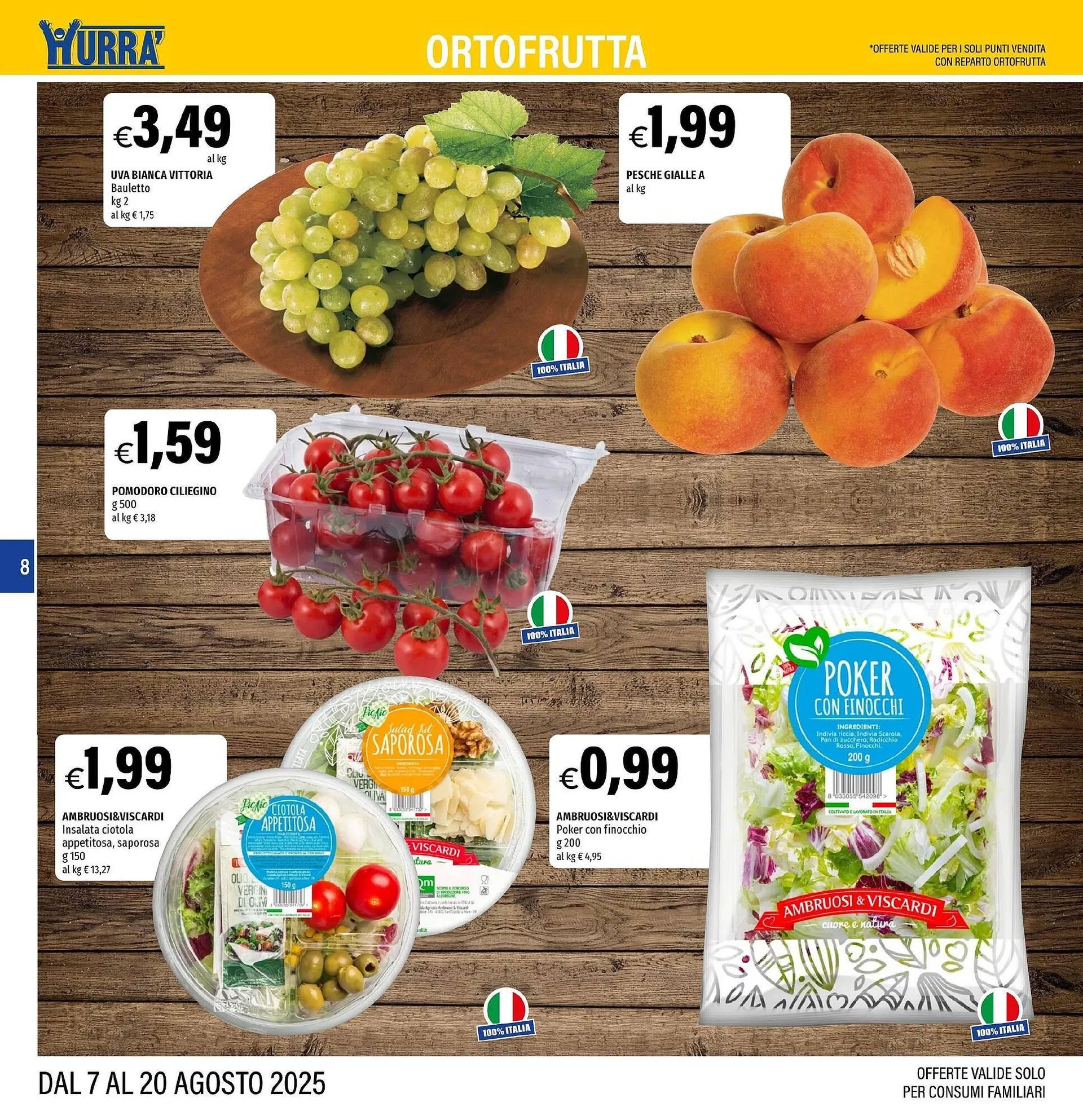 Volantino Hurrà da 7 agosto a 20 agosto di 2025 - Pagina del volantino 8