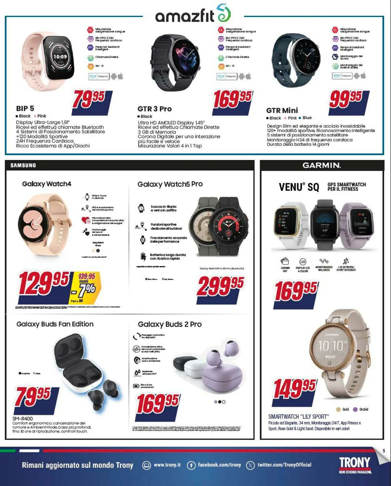 Trony - Palermo Volantino attuale da 27 dicembre a 17 gennaio di 2024 - Pagina del volantino 5