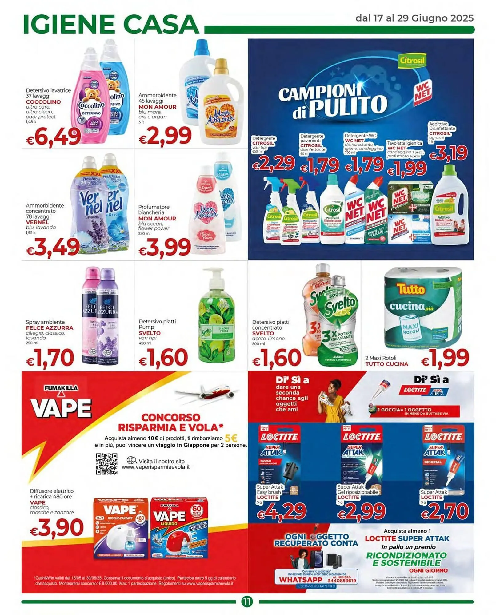 Volantino Supermercati Nonna Isa da 17 giugno a 29 giugno di 2025 - Pagina del volantino 11