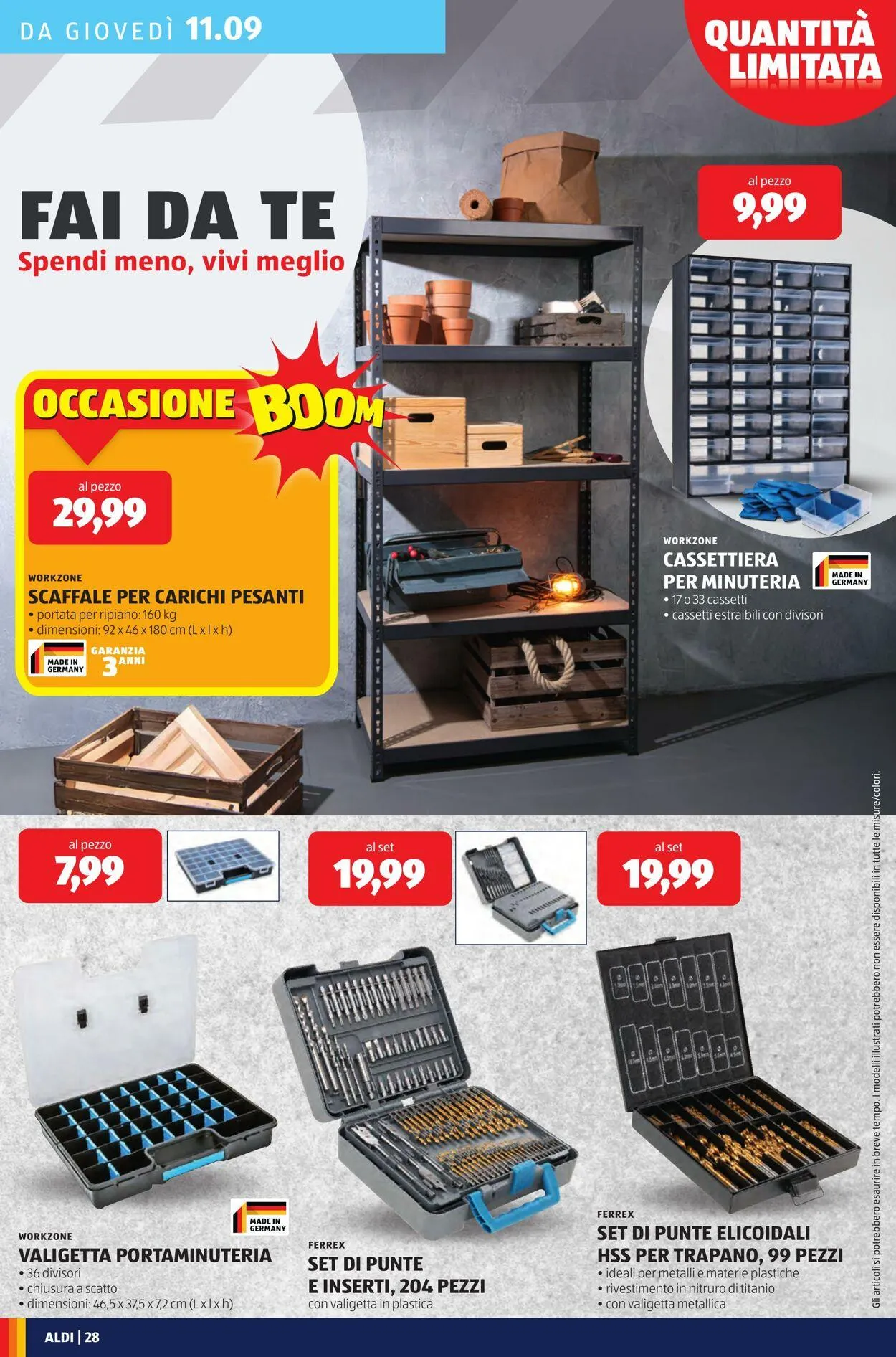 Aldi Volantino attuale da 8 settembre a 14 settembre di 2025 - Pagina del volantino 28
