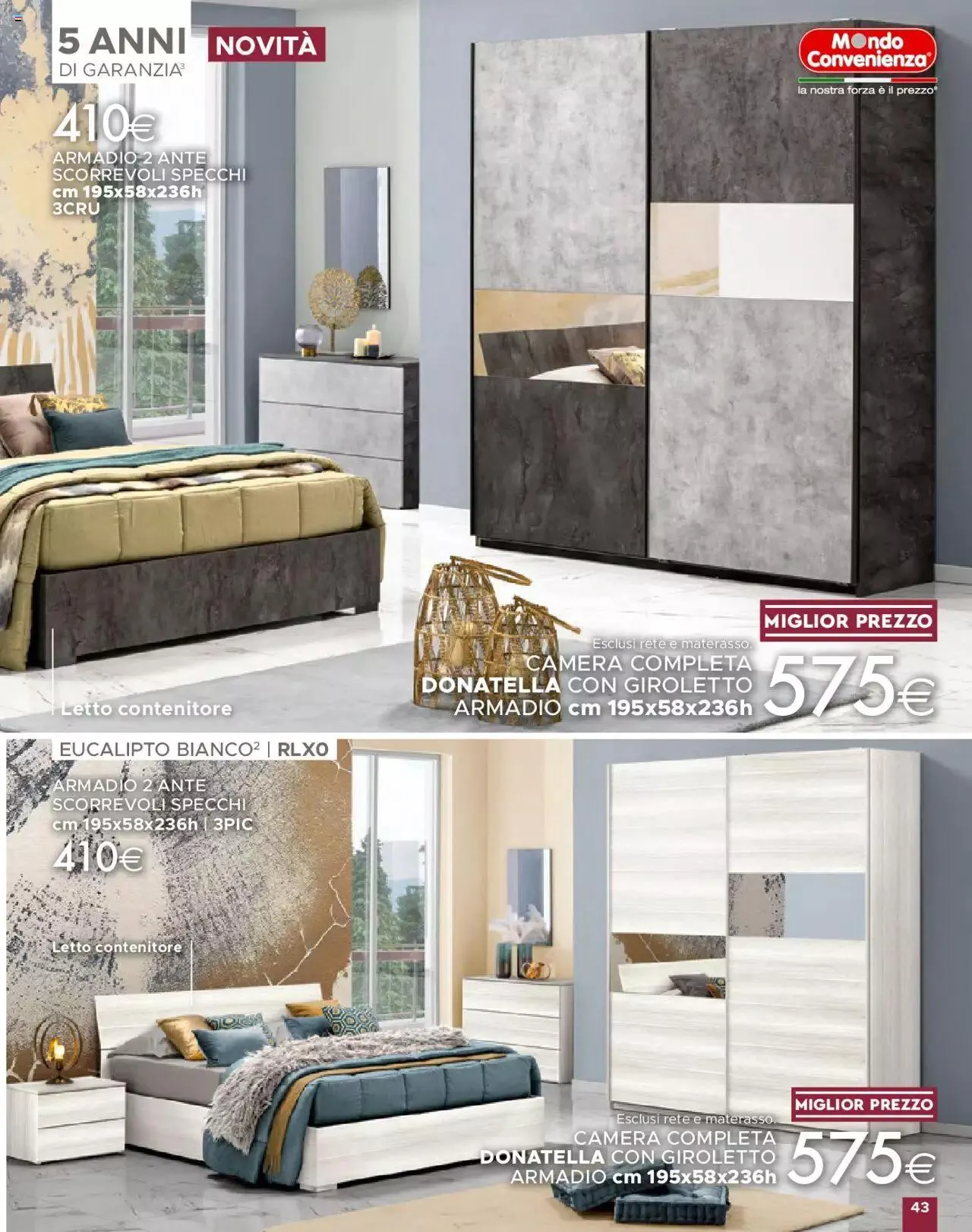 Volantino Mondo Convenienza da 1 ottobre a 31 dicembre di 2023 - Pagina del volantino 45