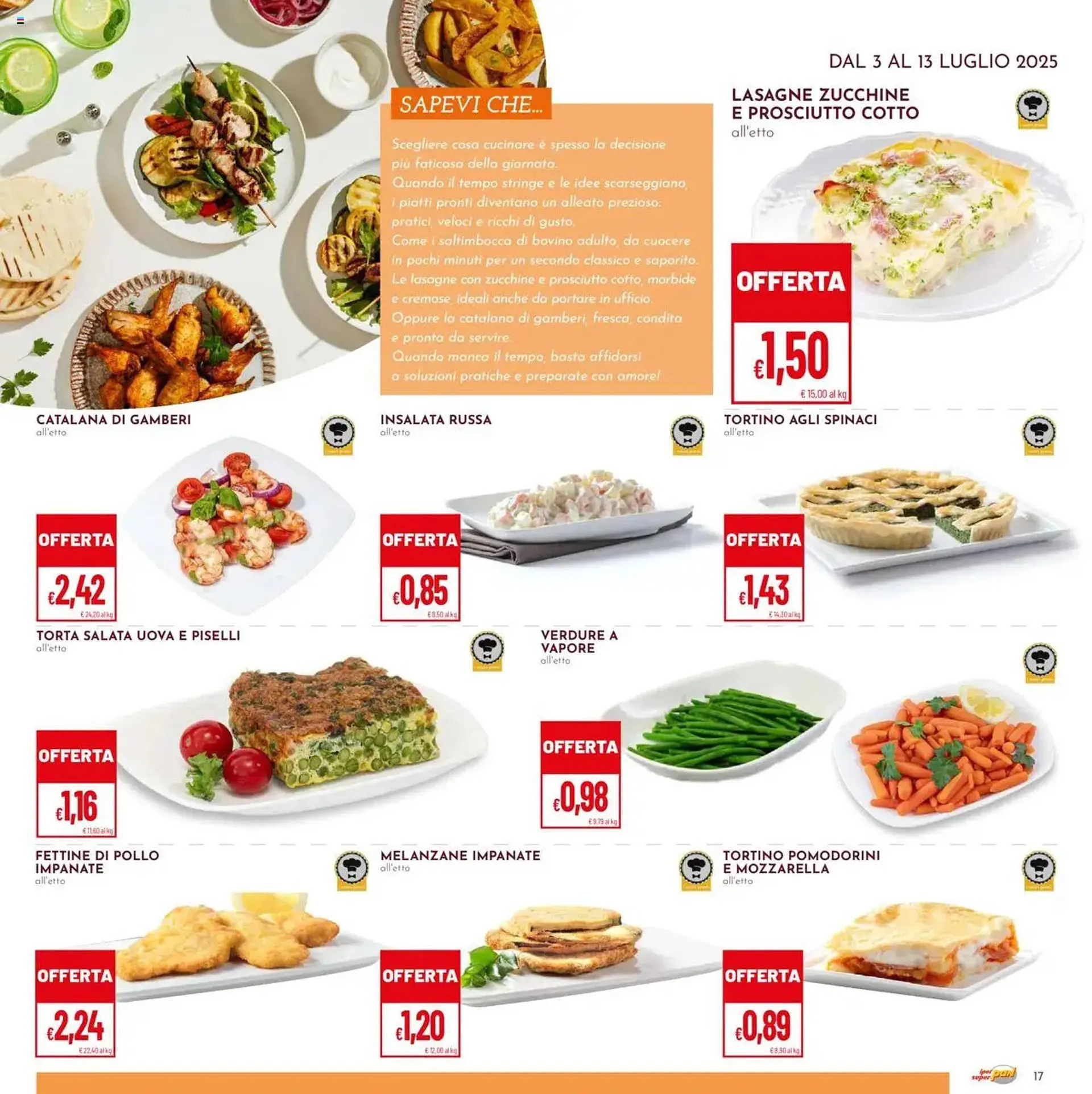 Volantino Pan da 3 luglio a 13 luglio di 2025 - Pagina del volantino 17