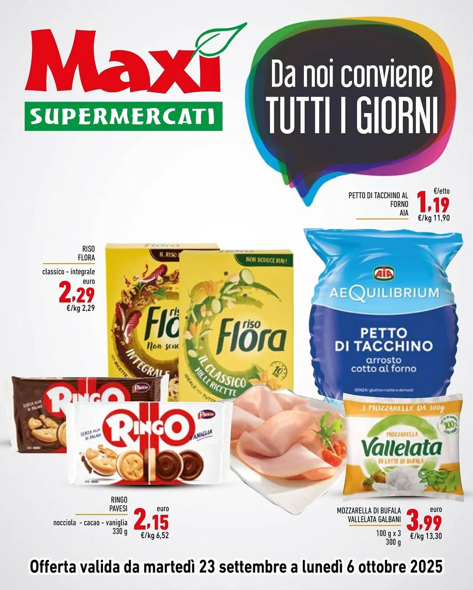 Volantino Maxi Supermercati da 23 settembre a 6 ottobre di 2025 - Pagina del volantino 1