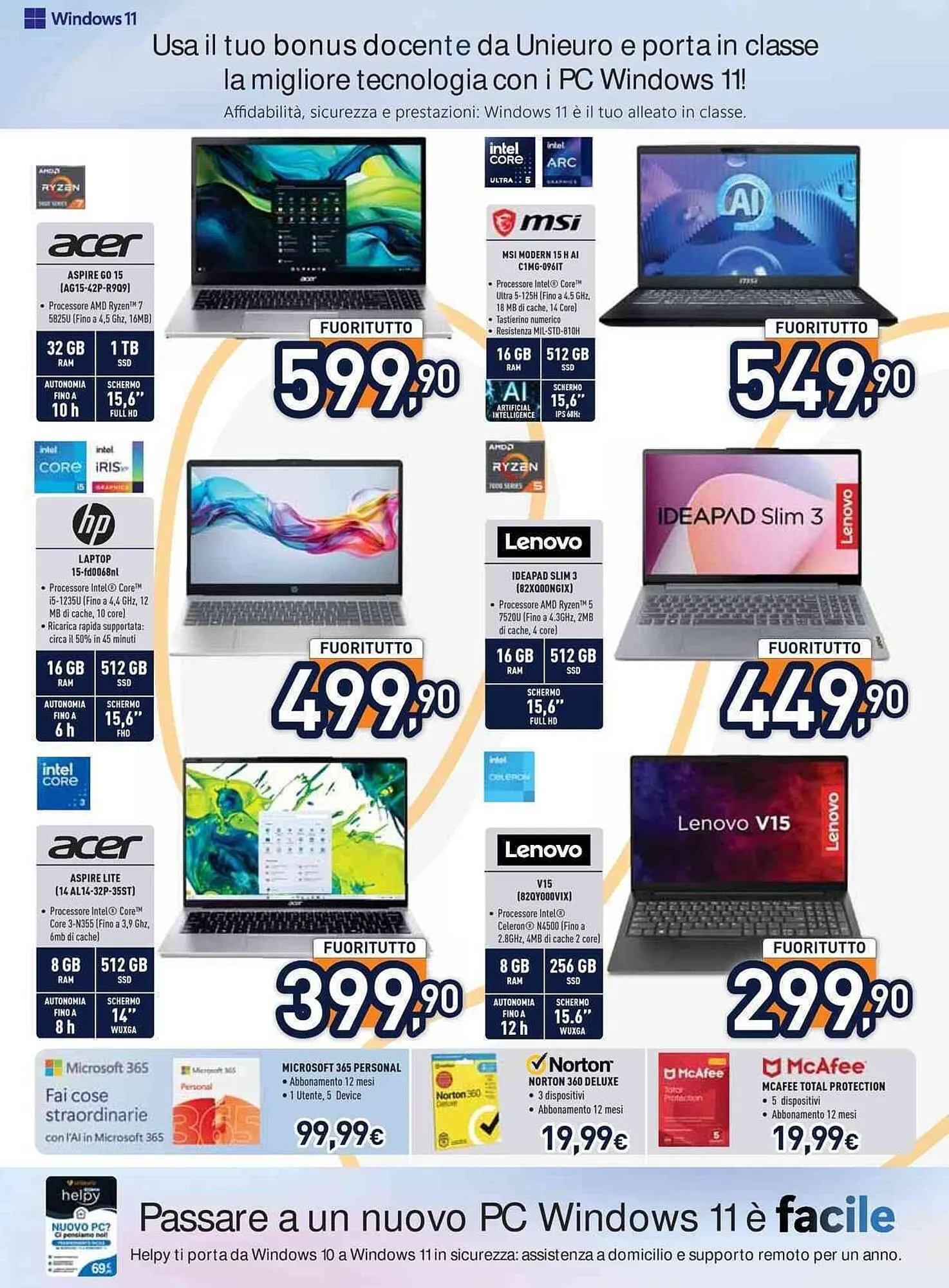 Volantino Unieuro da 14 agosto a 21 agosto di 2025 - Pagina del volantino 9