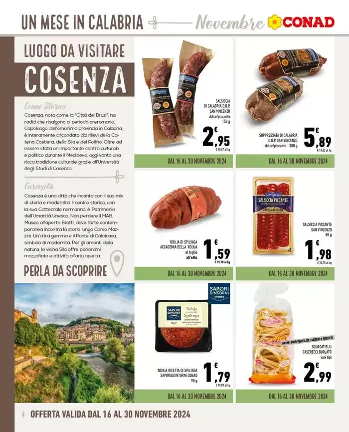 Un Mese in Calabria da 1 novembre a 30 novembre di 2024 - Pagina del volantino 4