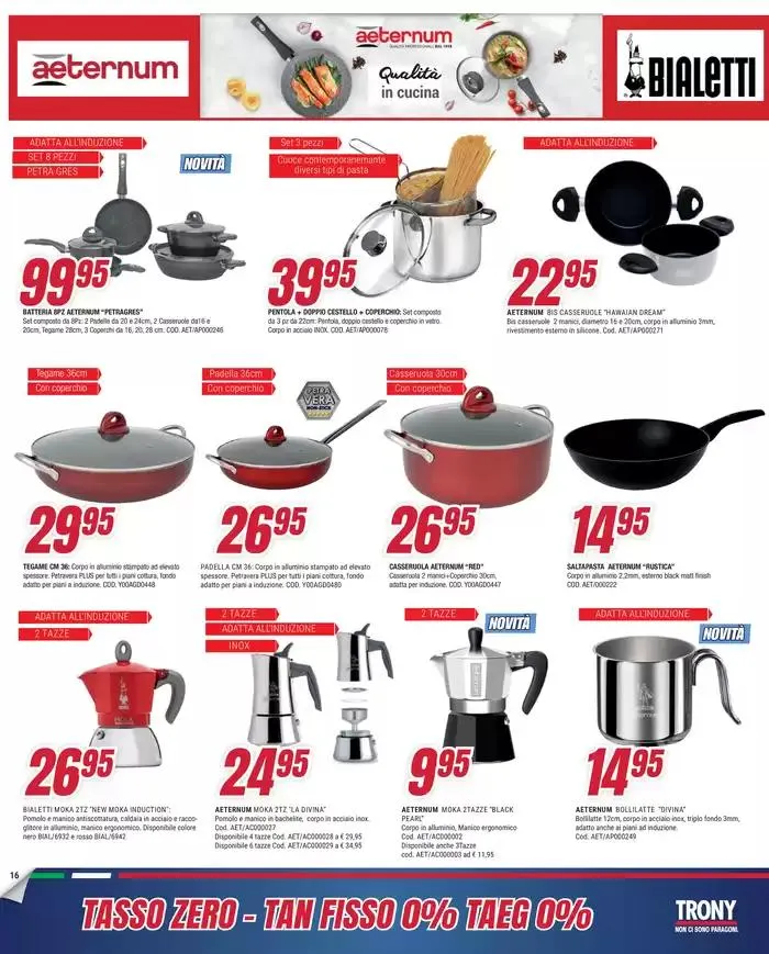 Tasso Zero da Trony! da 20 marzo a 2 aprile di 2025 - Pagina del volantino 16
