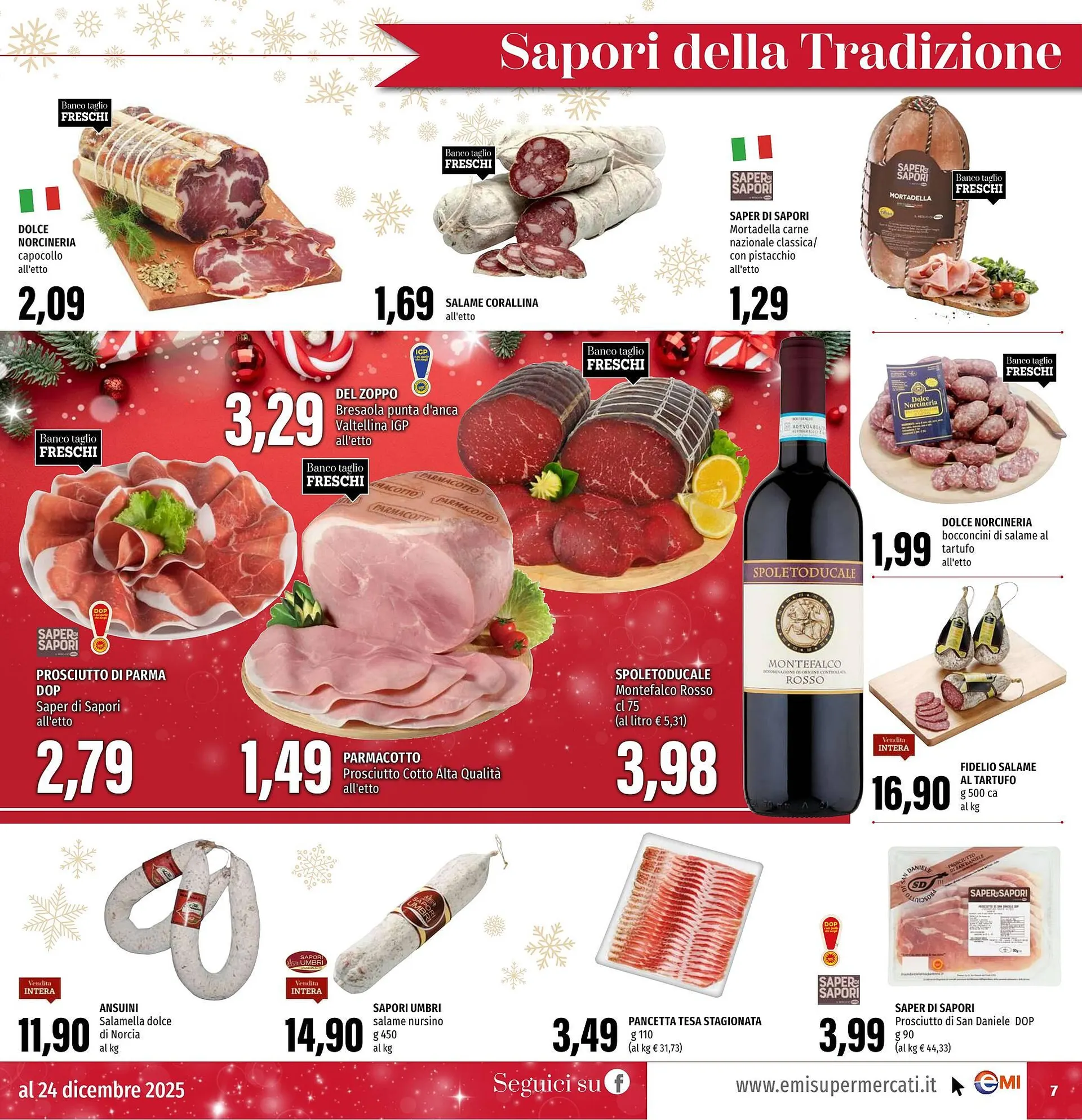 Volantino Emi Supermercati da 11 dicembre a 24 dicembre di 2025 - Pagina del volantino 7