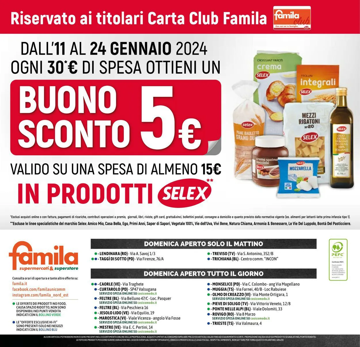 Famila Volantino attuale da 11 gennaio a 24 gennaio di 2024 - Pagina del volantino 28