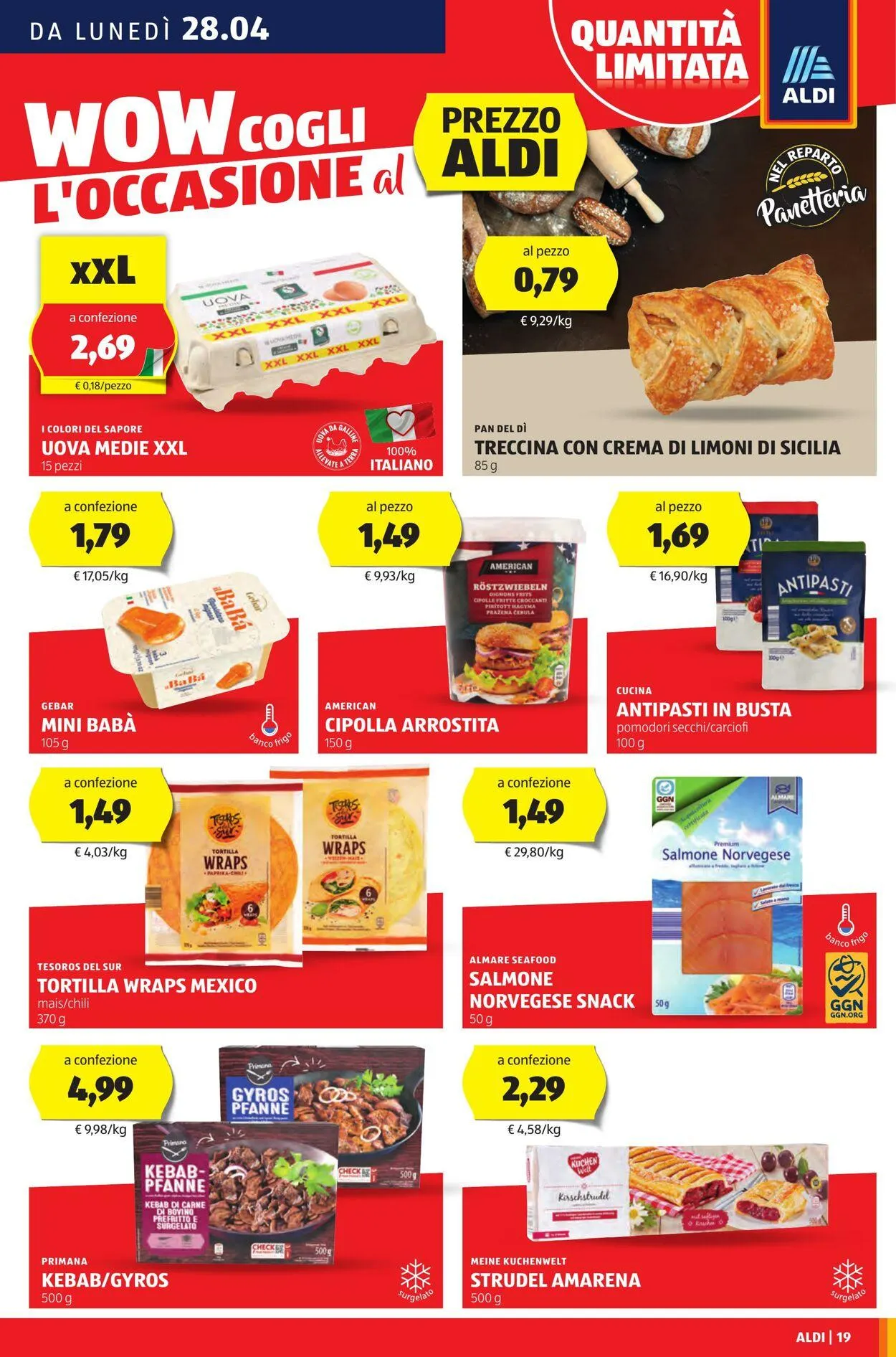 Aldi Volantino attuale da 28 aprile a 4 maggio di 2025 - Pagina del volantino 19