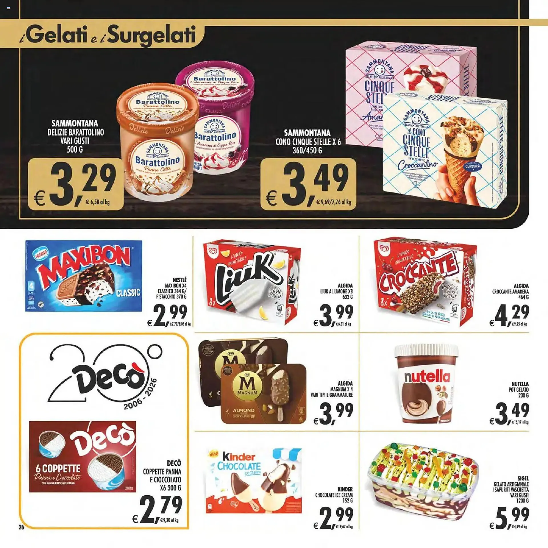 Volantino Gourmet Déco da 8 maggio a 18 maggio di 2026 - Pagina del volantino 26