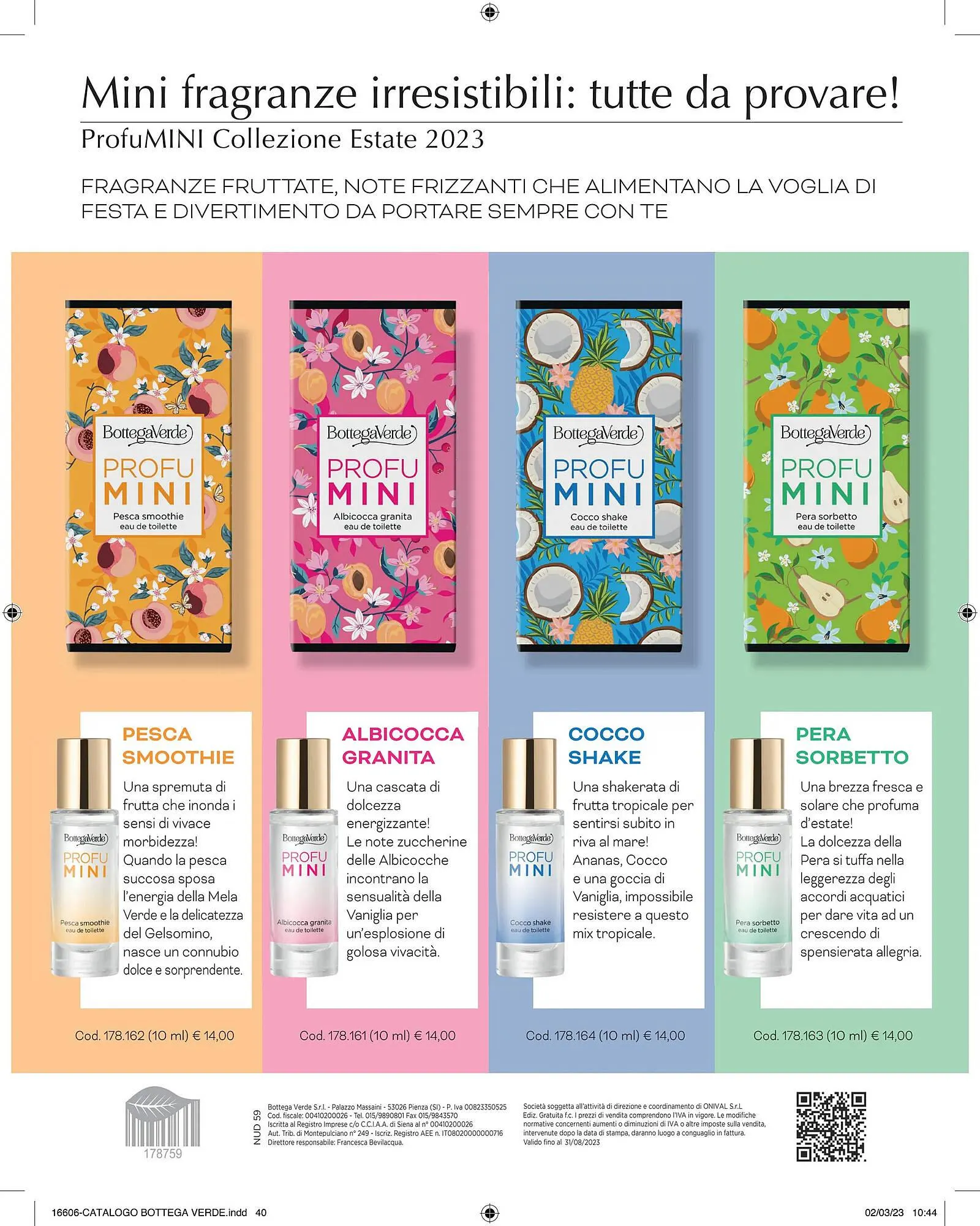 Volantino Bottega Verde da 29 giugno a 31 agosto di 2023 - Pagina del volantino 21