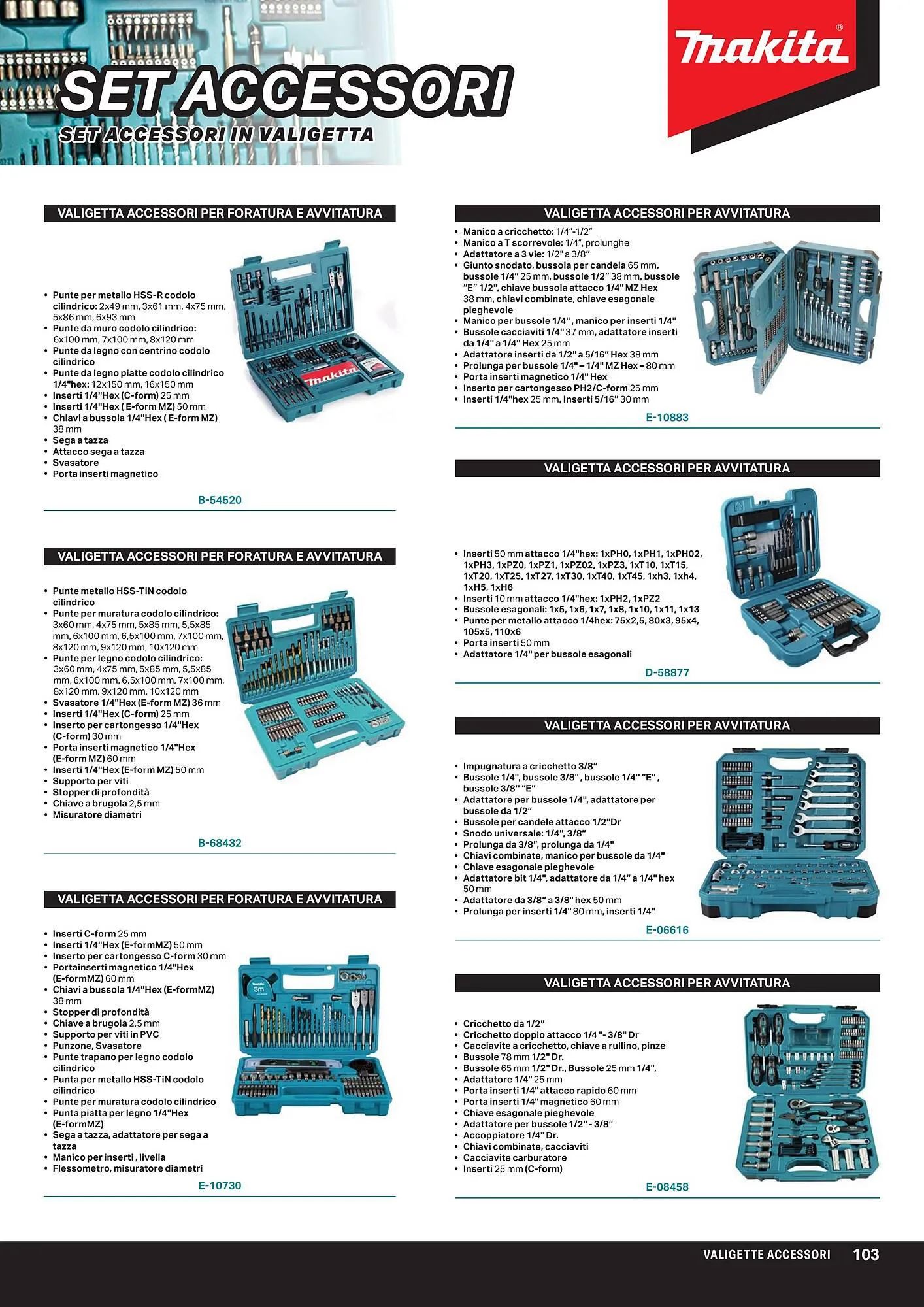 Volantino Makita da 1 aprile a 1 ottobre di 2024 - Pagina del volantino 105