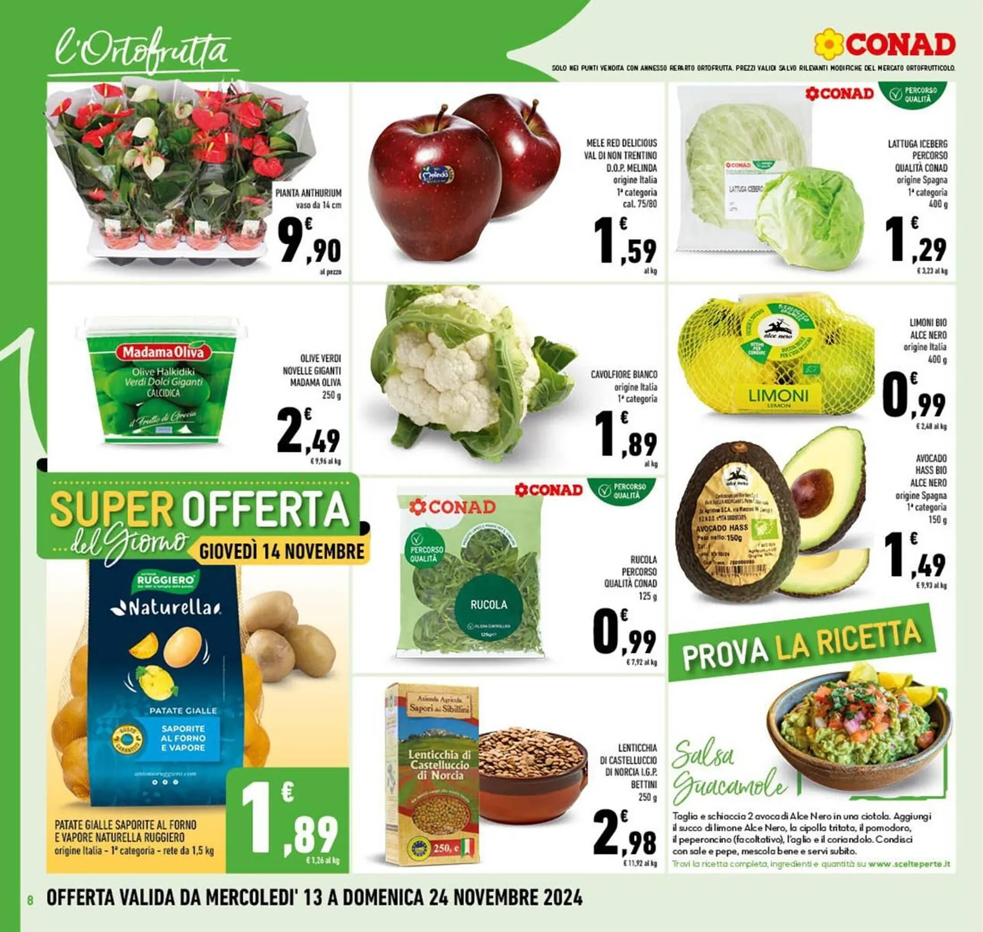 Volantino Conad da 13 novembre a 24 novembre di 2024 - Pagina del volantino 8