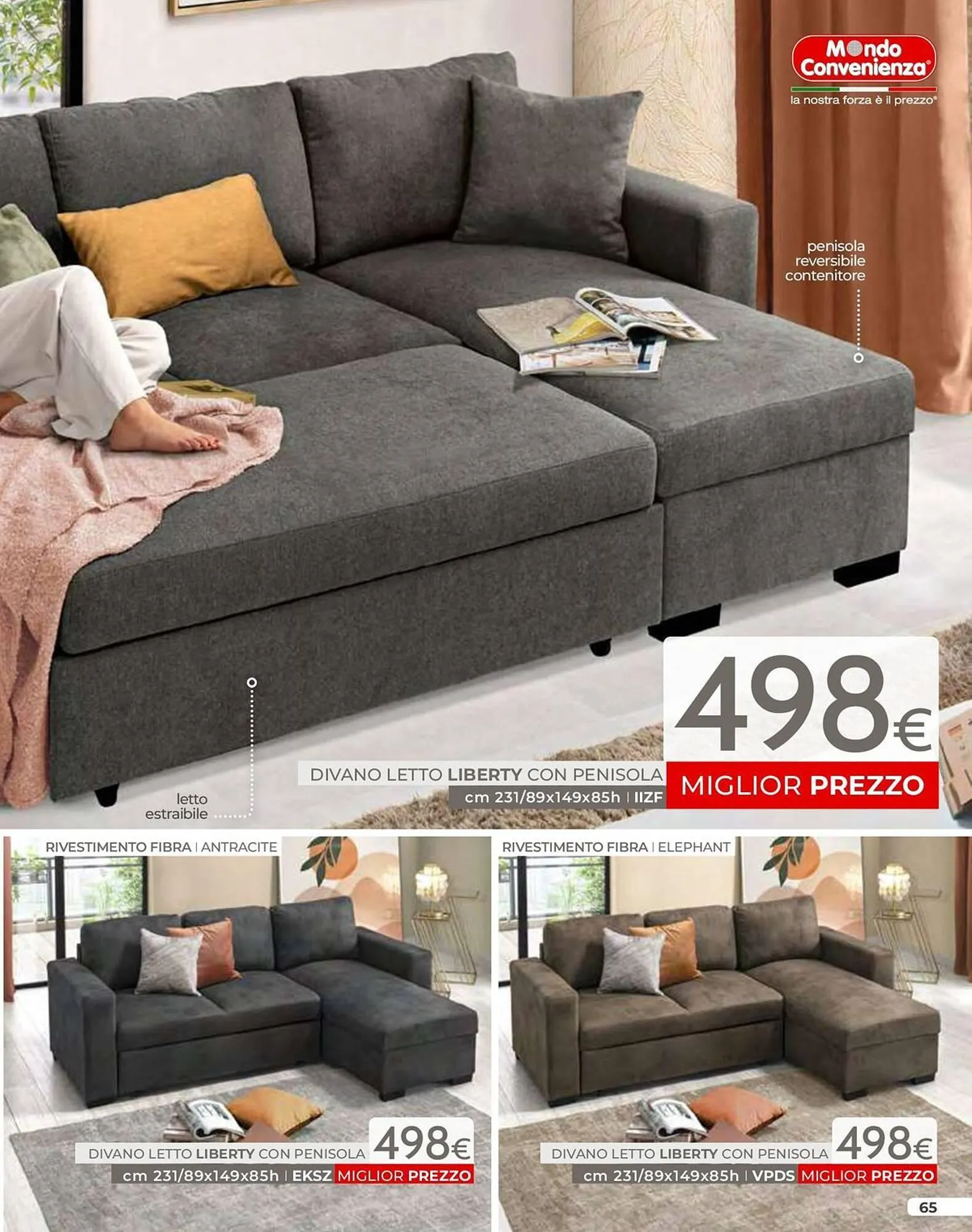 Volantino Mondo Convenienza da 1 luglio a 22 settembre di 2025 - Pagina del volantino 67