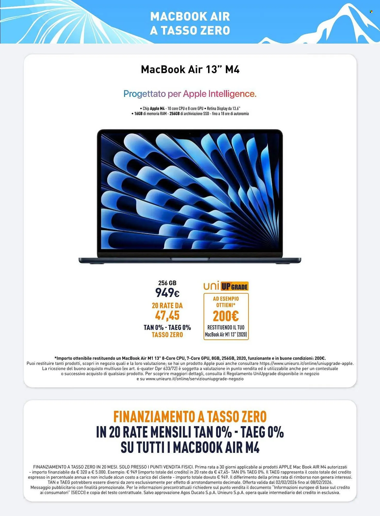 Volantino Unieuro da 2 febbraio a 8 febbraio di 2026 - Pagina del volantino 10