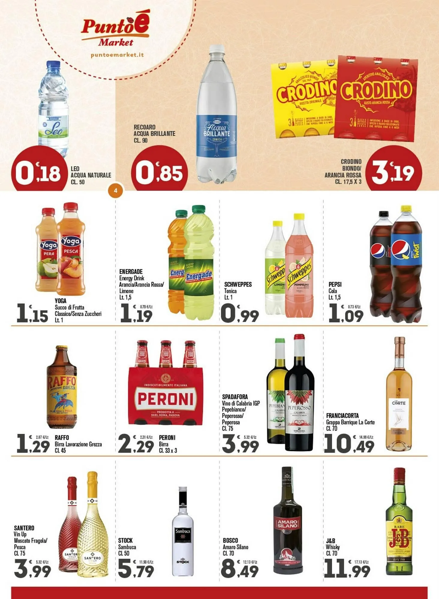 Volantino Punto é market da 20 marzo a 29 marzo di 2026 - Pagina del volantino 4