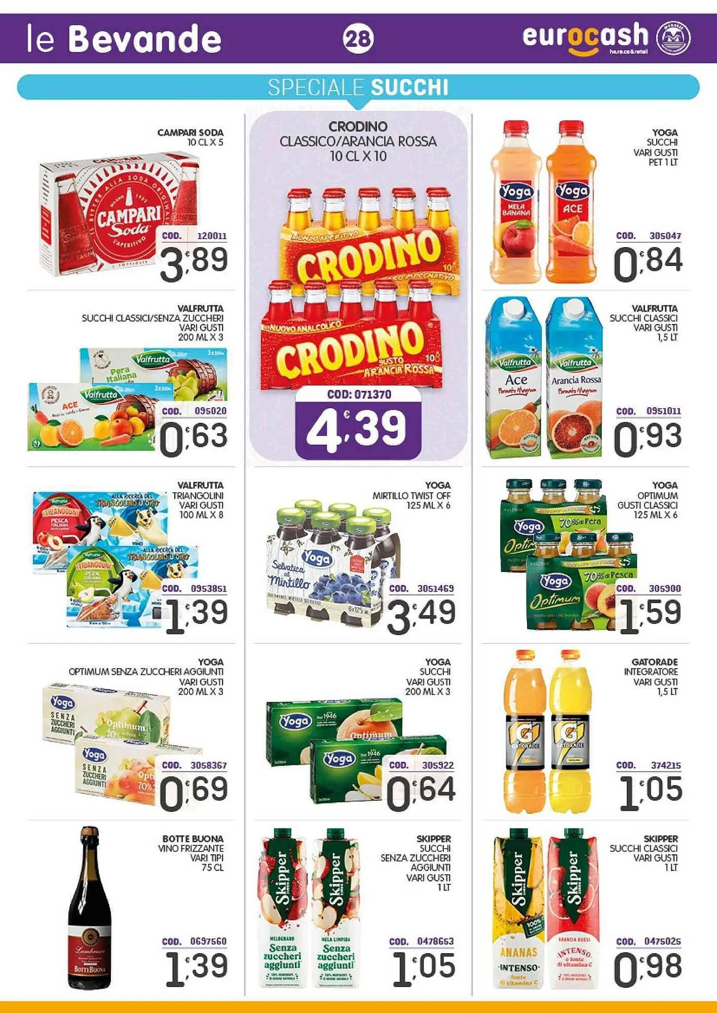Volantino Eurocash da 27 agosto a 14 settembre di 2025 - Pagina del volantino 28